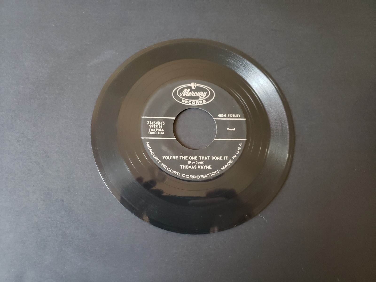 MEGARARE 1950s VG+ Thomas Wayne You’re The One That Done It SEE NOTES!! 71454 45