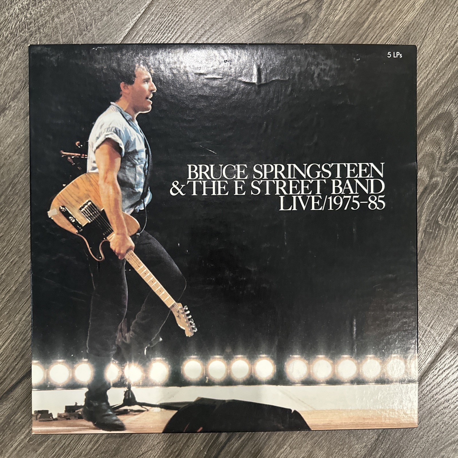 Bruce Springsteen Live 1975-85 5 LP Box Set with Booklet and Inner Sleeves