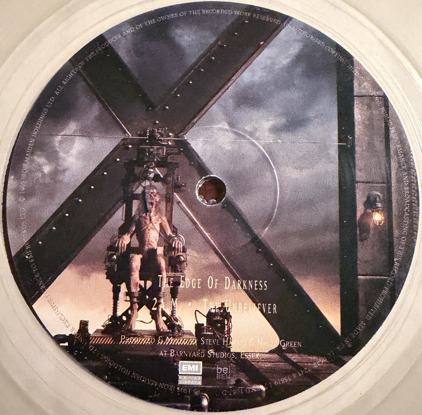 Iron Maiden – The X Factor 1995 USA UK 1st Pressing Clear 2x Vinyl LP NM W/Hype!