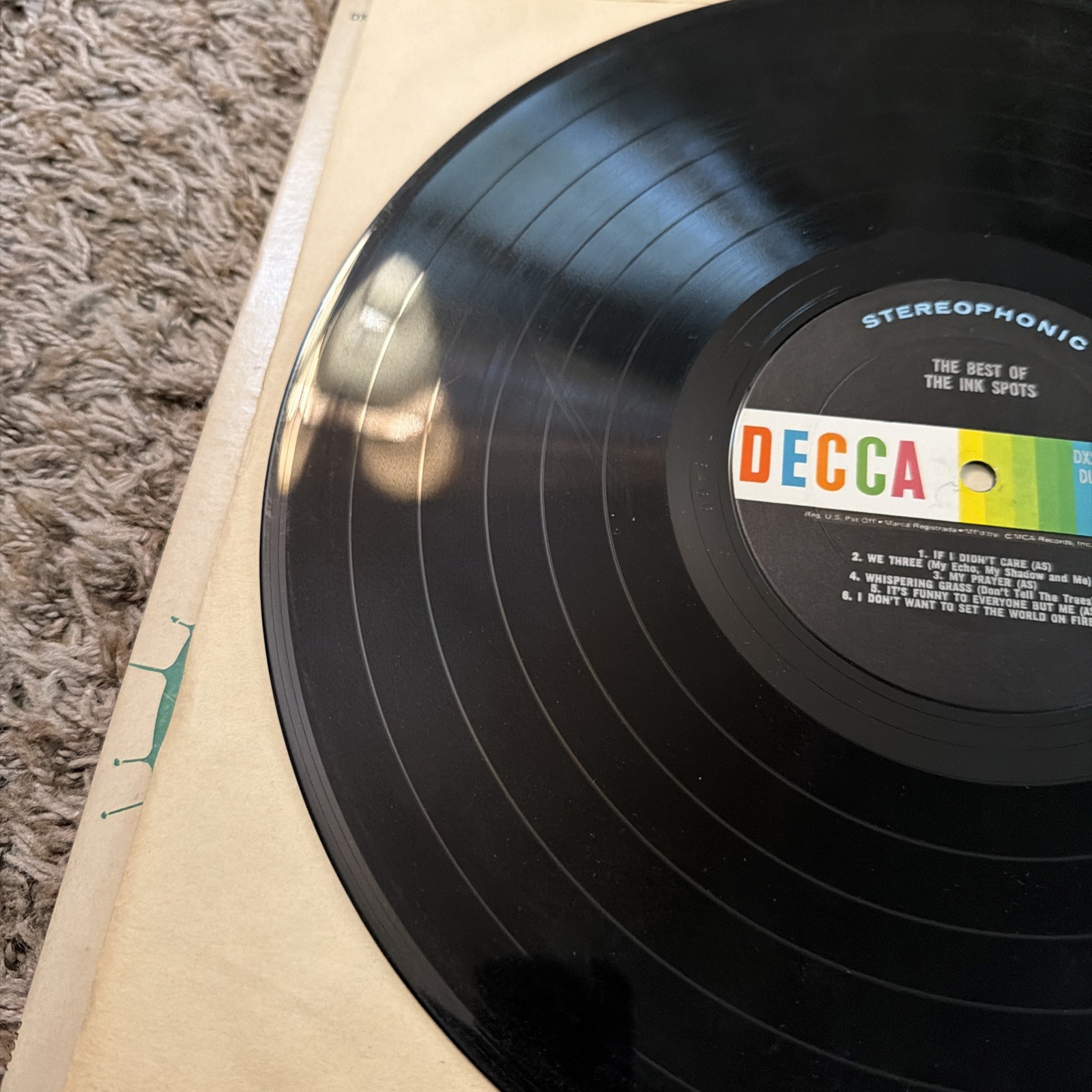 Decca Records The Best of The Ink Spots Vinyl 2 LP Stereo DXSB 7182 (pl47)