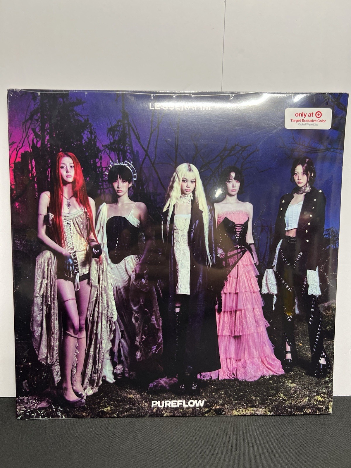 LE SSERAFIM PUREFLOW Target Exclusive Vinyl K-Pop Sealed Orchid Wave