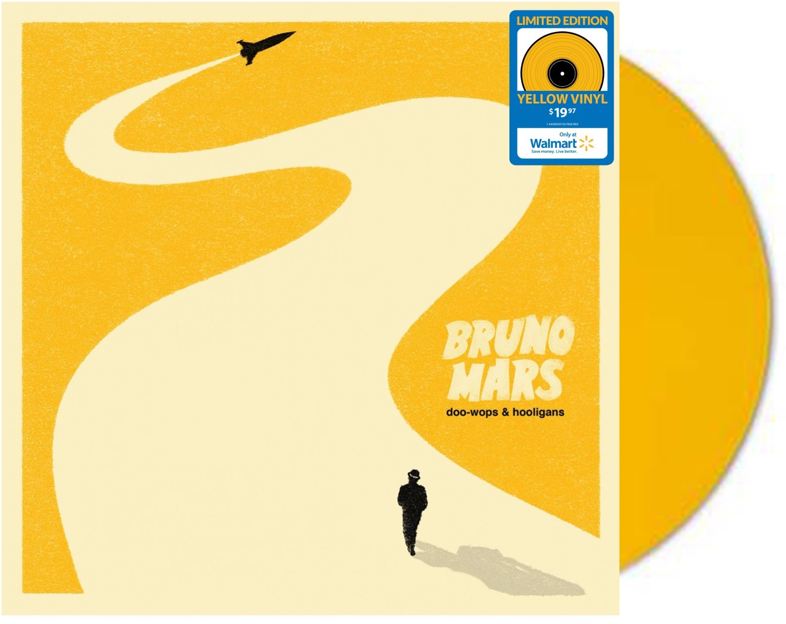 Please Read! Doo-Wops & Hooligans by Bruno Mars Yellow Vinyl