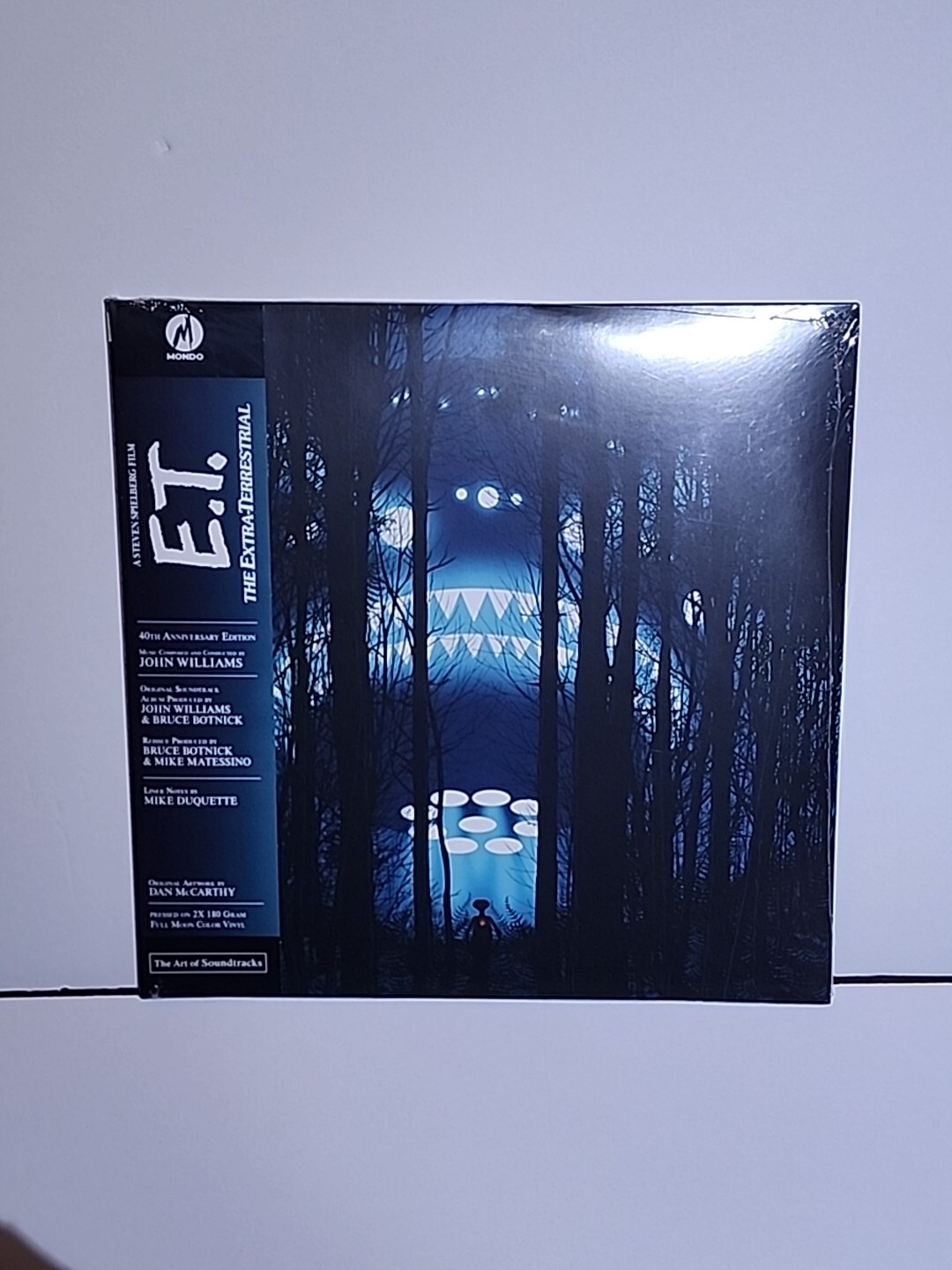E.T. The Extra Terrestrial 40th Anniversary 2 LP Full Moon Color Vinyl MONDO