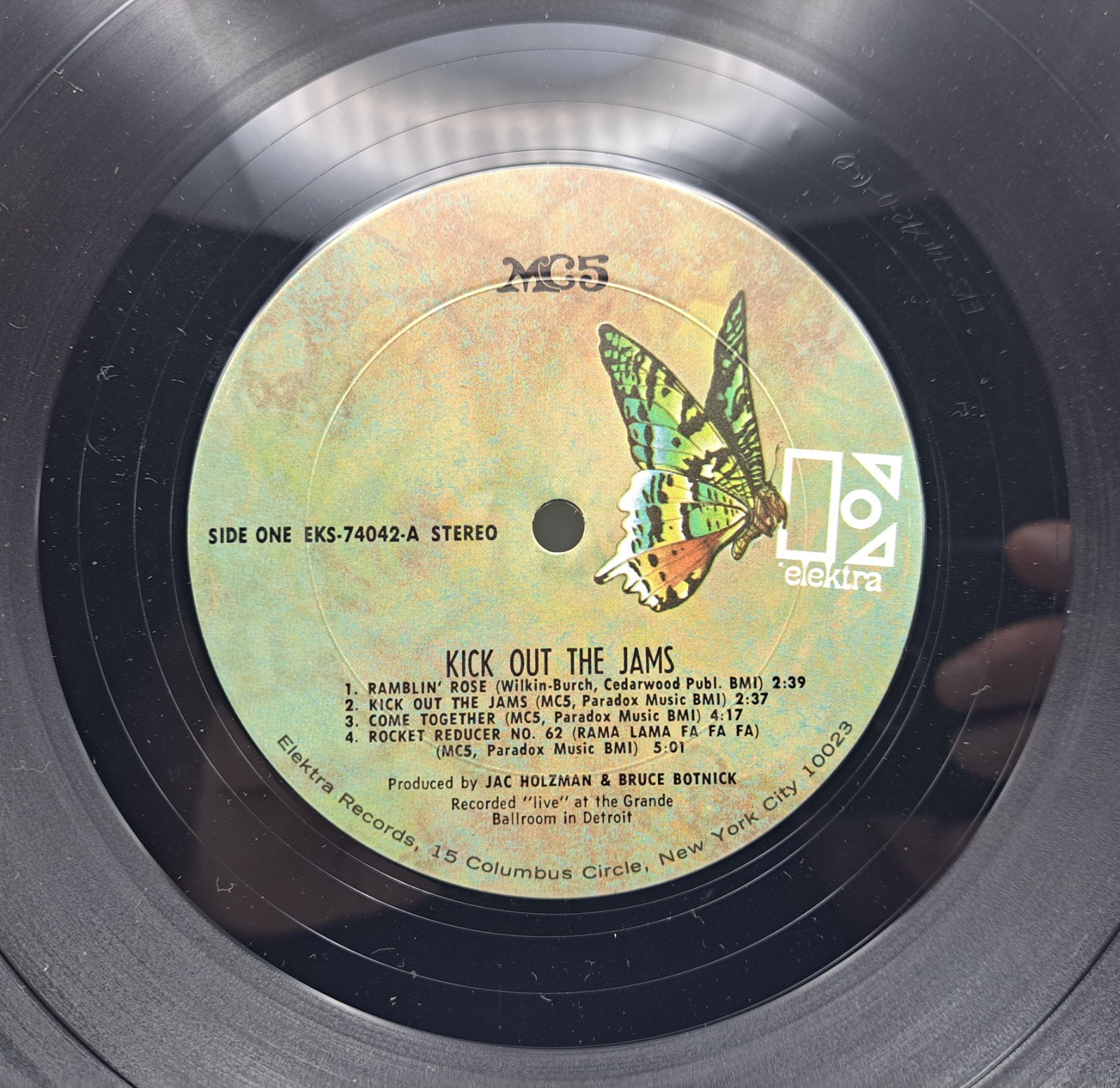 MC5- Kick Out The Jams- Uncensored- 3rd Pressing 1970 – Elektra Butterfly Label