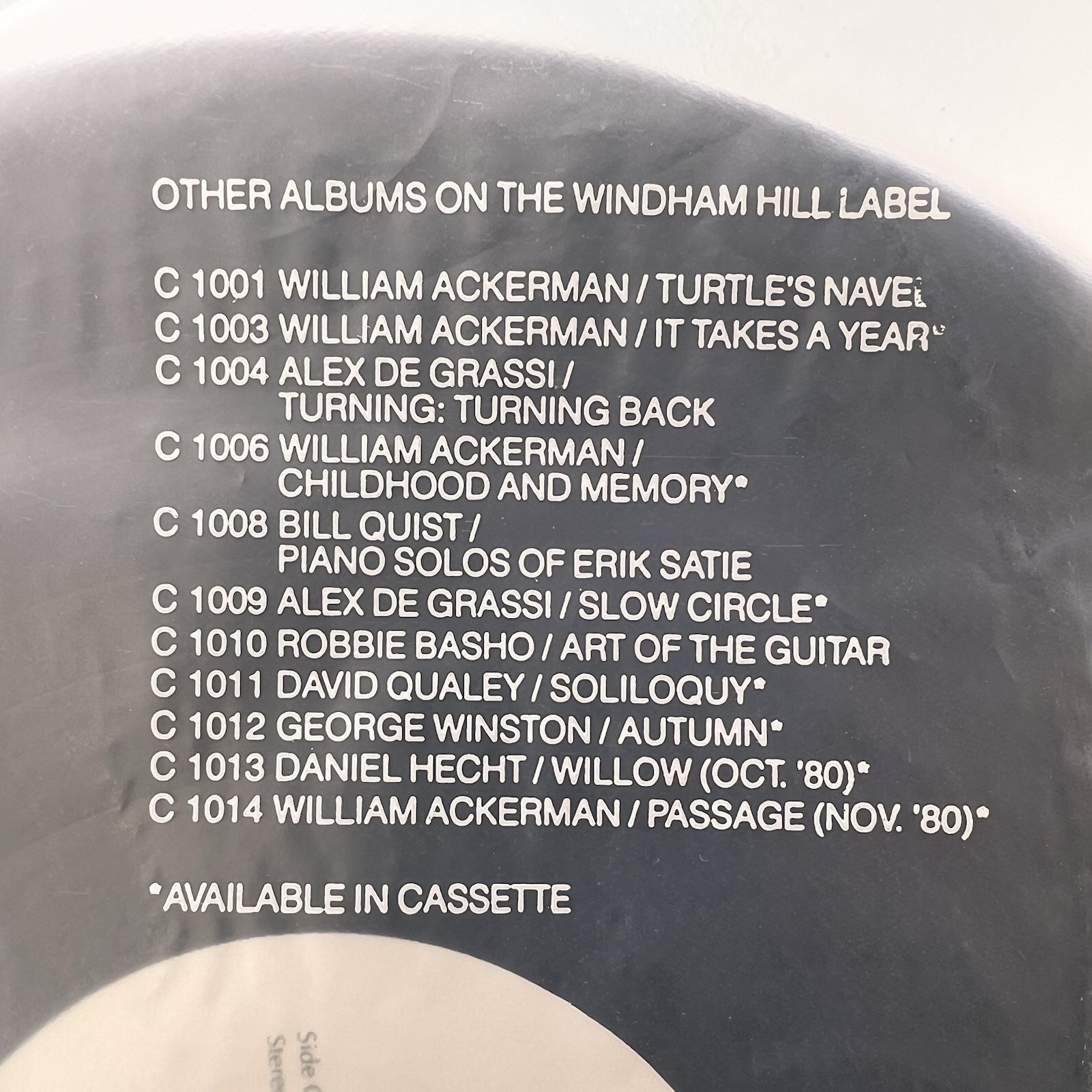 1980 David Qualey Soliloquy Contemporary Jazz Windham Hill Records Vinyl LP