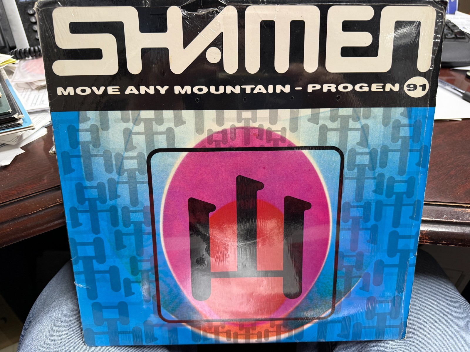Shamen Move Any Mountain 12″ 1991 Epic 74043 TECHNO HOUSE SHRINK