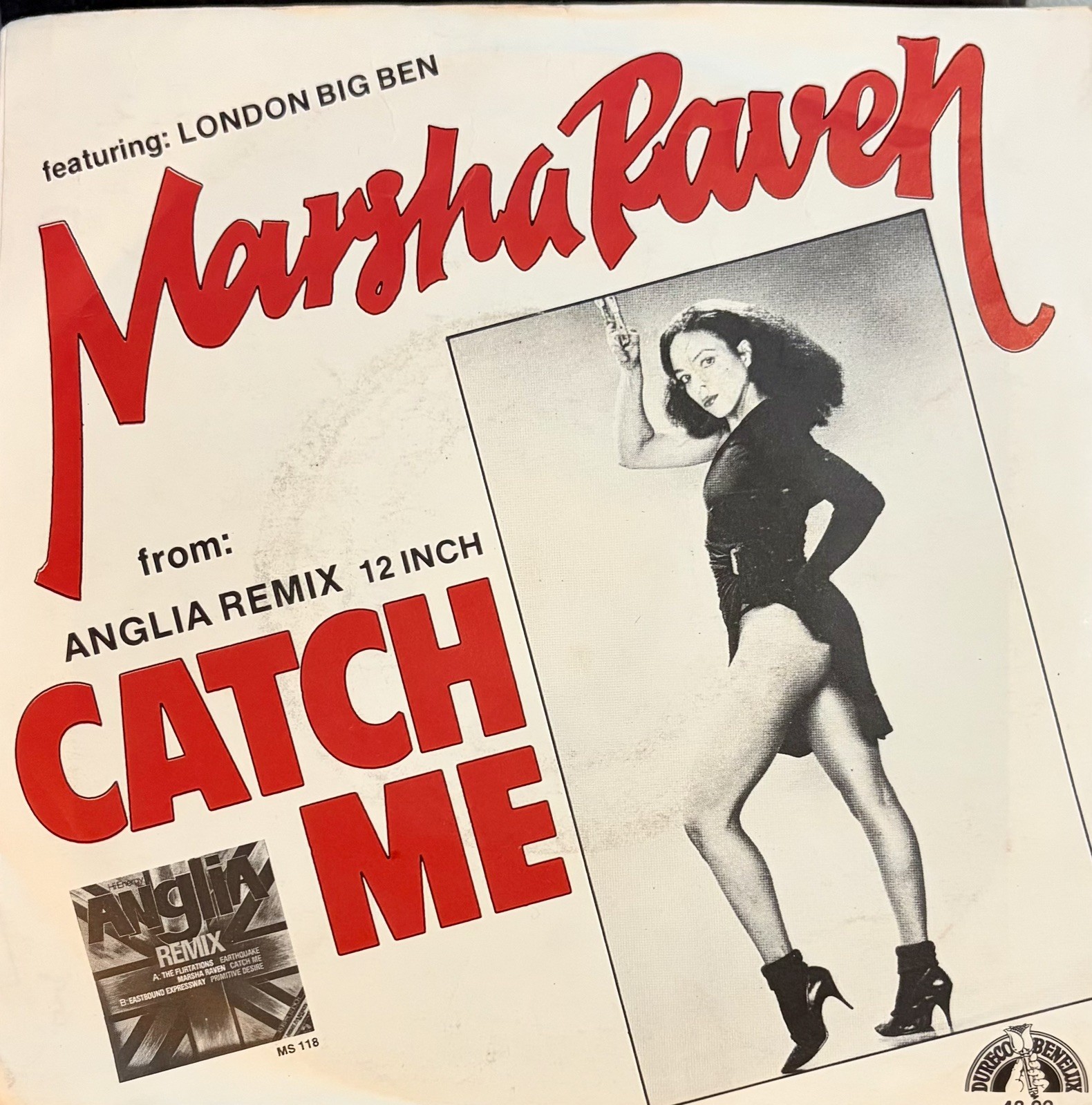 MARSHA RAVEN- Catch Me (I’m Falling In Love) – DUTCH RELEASE – 7” HI-NRG