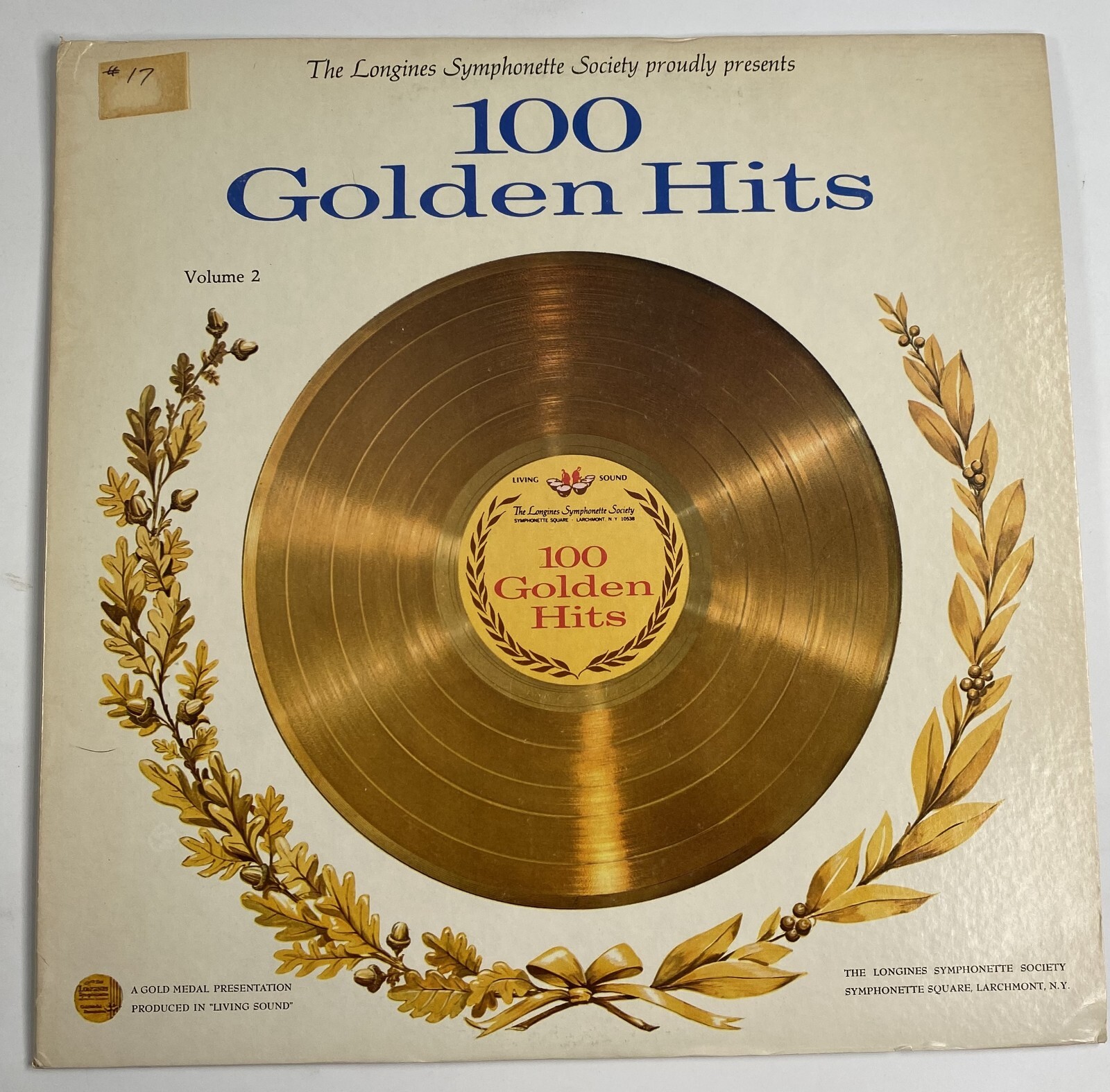 The Longines Symphonette 100 Golden Hits Volume 1 Vinyl Lp SYS 5137 EX Cond