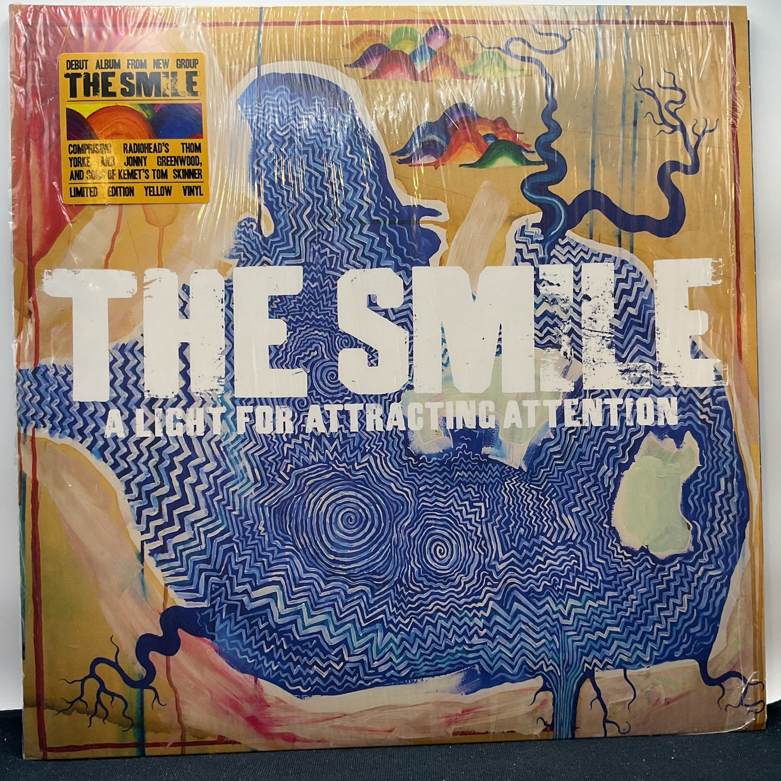 THE SMILE ‘A LIGHT FOR ATTRACTING ATTENTION’ 2xLP 2022 XL NM/NM. Yellow Vinyl