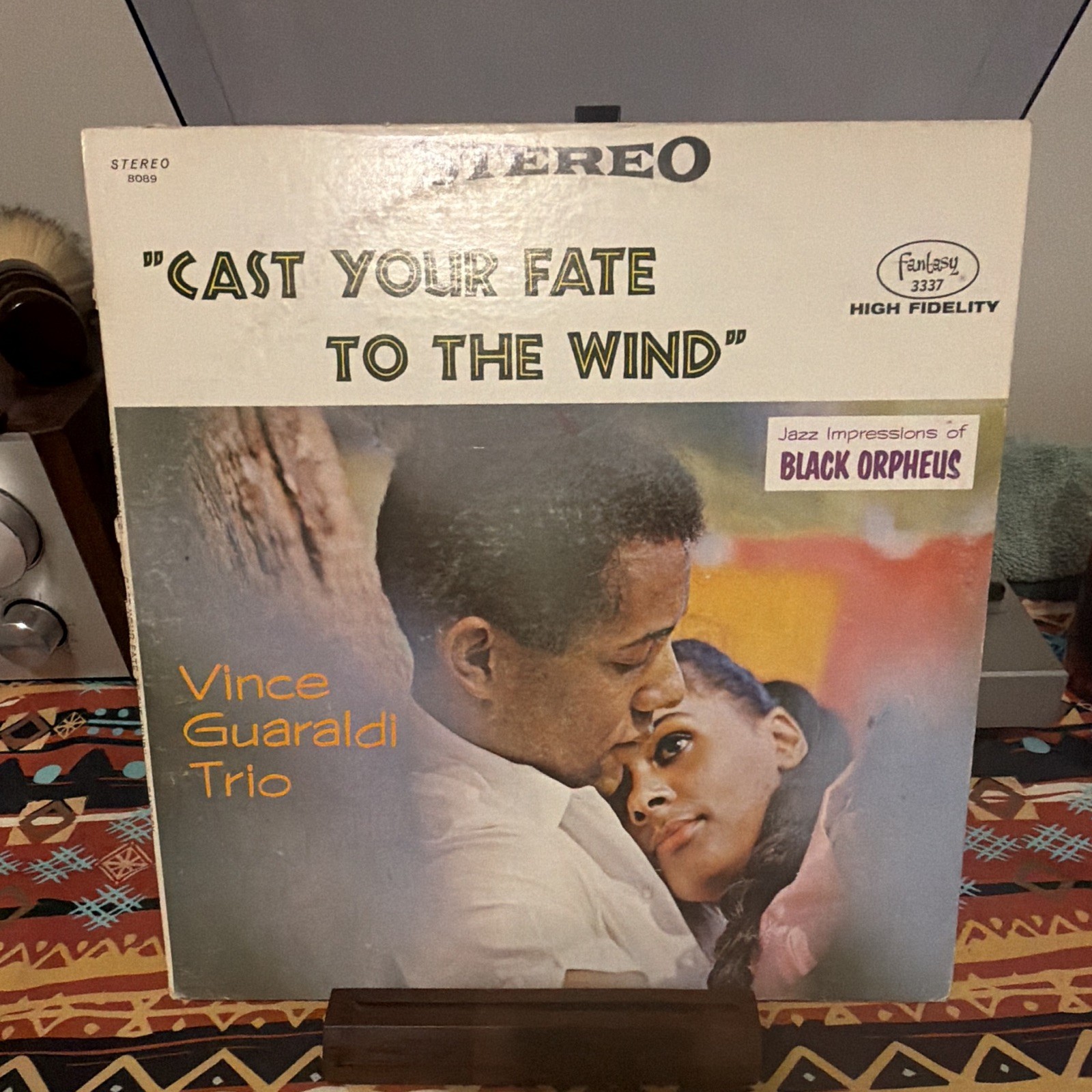 Vince Guaraldi Trio Jazz Impressions of Black Orpheus 12″ Stereo Vinyl LP 3337
