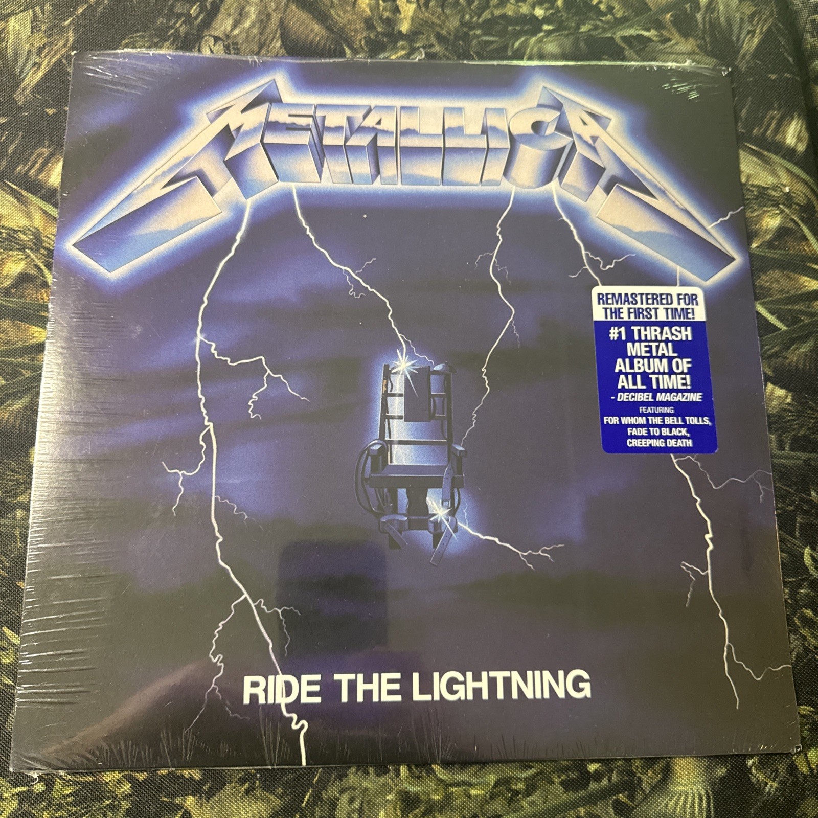 Metallica Ride the Lightning LP Blackened – BLCKND004R-1 180G New 1984