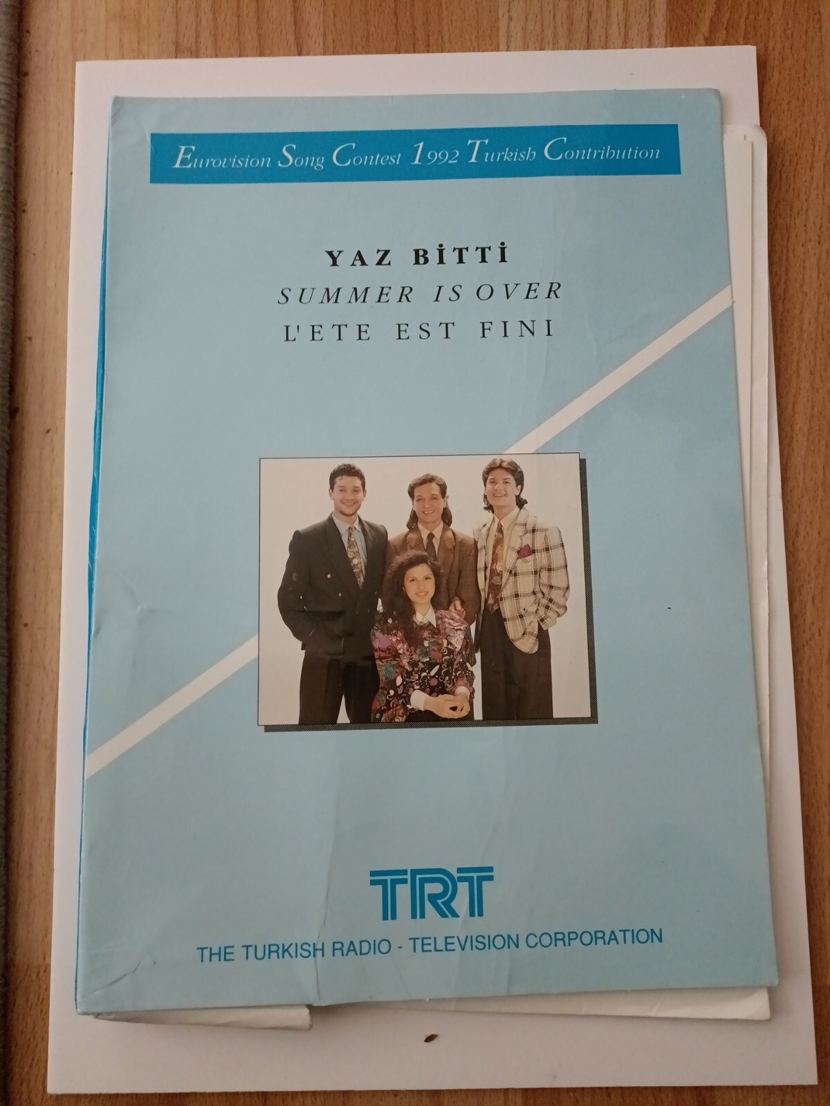 EUROVISION TUR92 AYLIN VATANKOS PRESS PACK + 7″