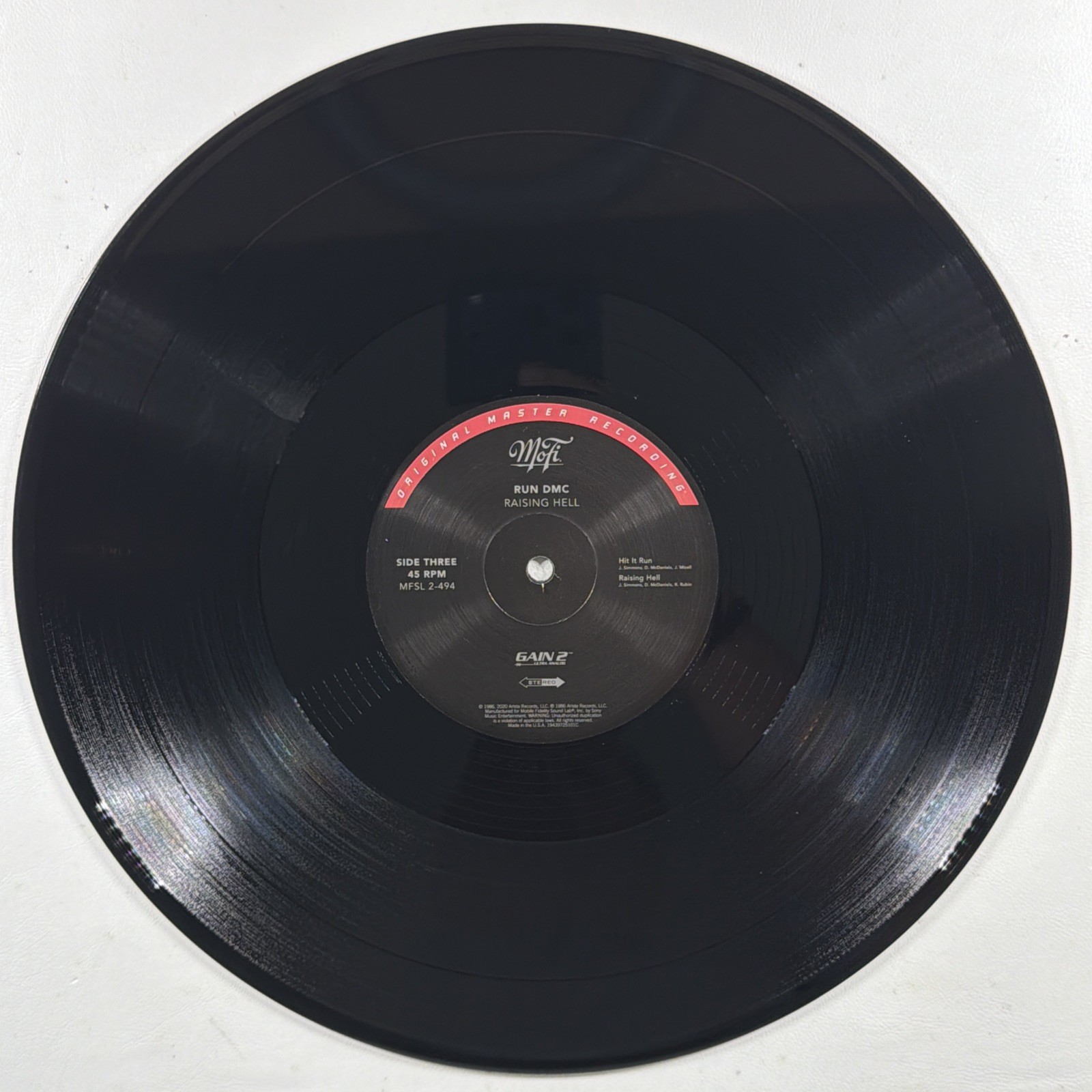 Run DMC – Raising Hell 2LP Mofi MFSL-2-494 NM Ltd 2106/3K Gate 180g 45RPM Rap
