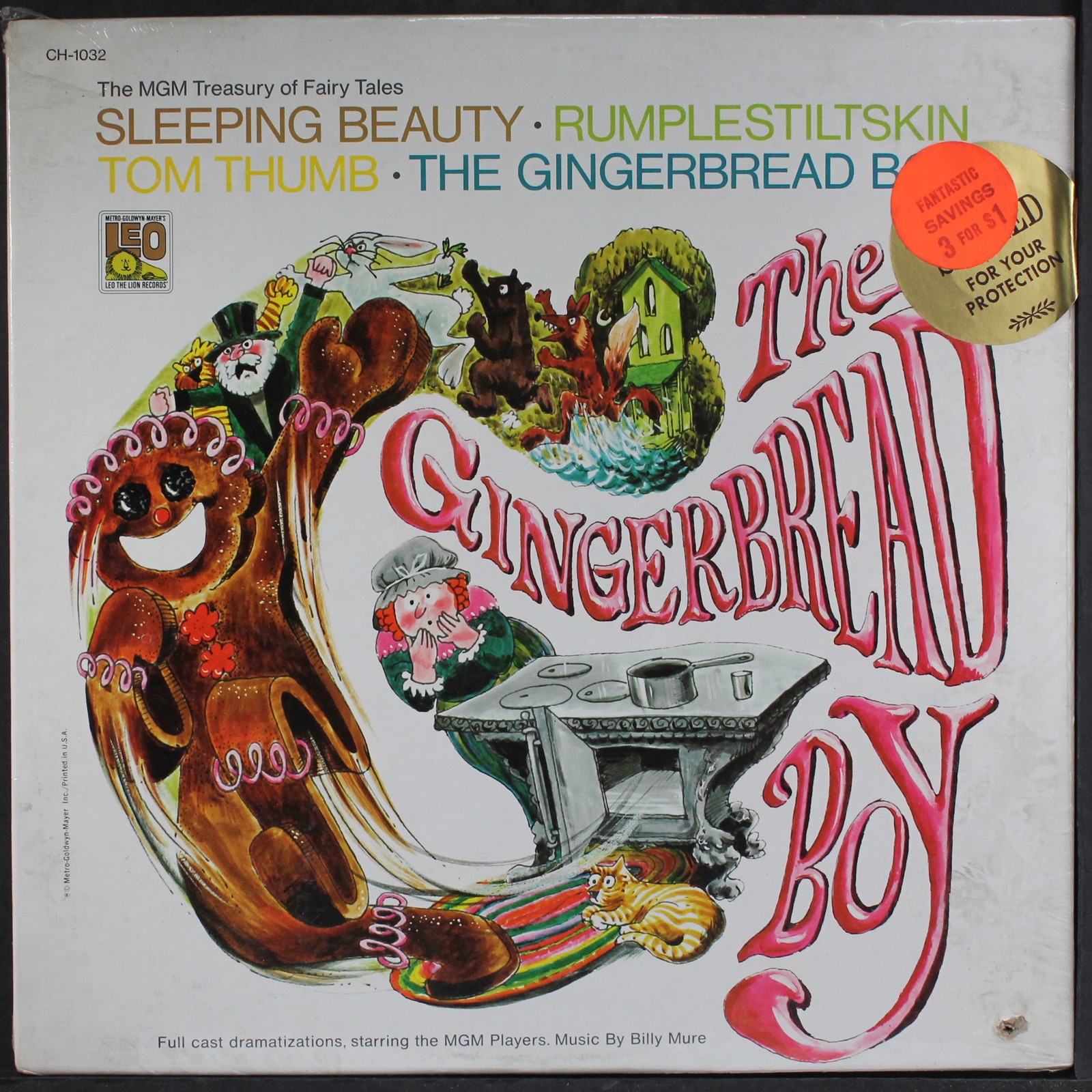 MGM PLAYERS: the gingerbread boy MGM 12″ LP 33 RPM Sealed