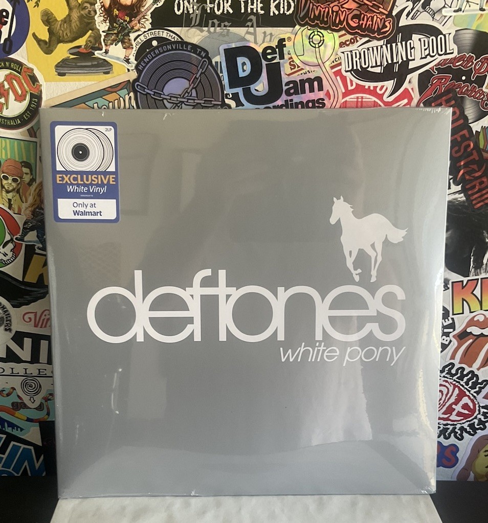 DEFTONES White Pony NEW 2LP WHITE VINYL W/HYPE STICKER