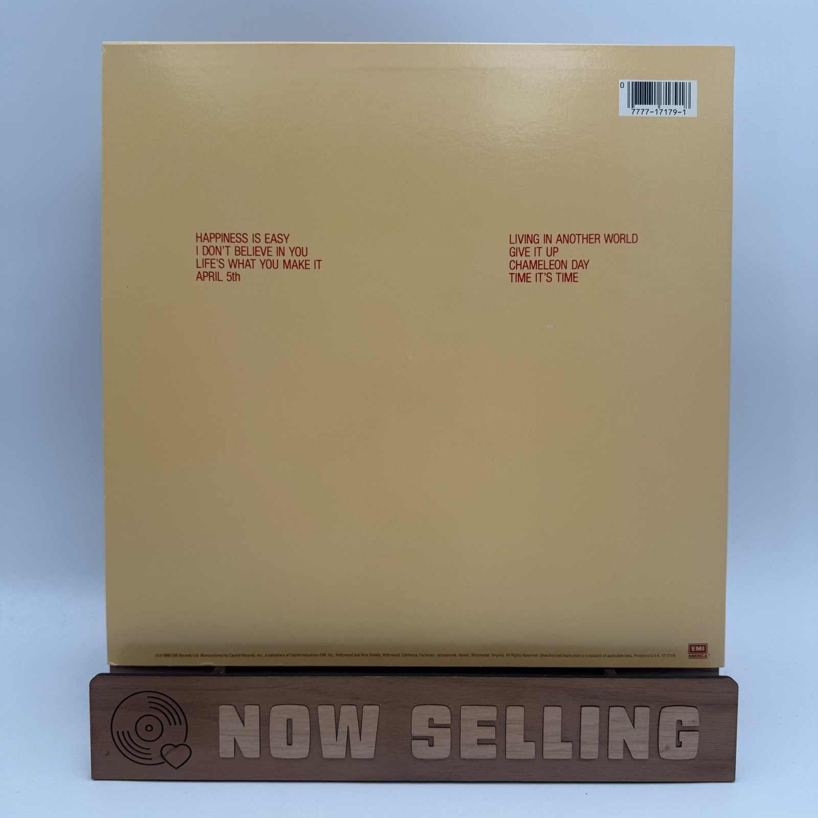 Talk Talk – The Colour Of Spring Vinyl LP Original 1st Press Allied Pressing