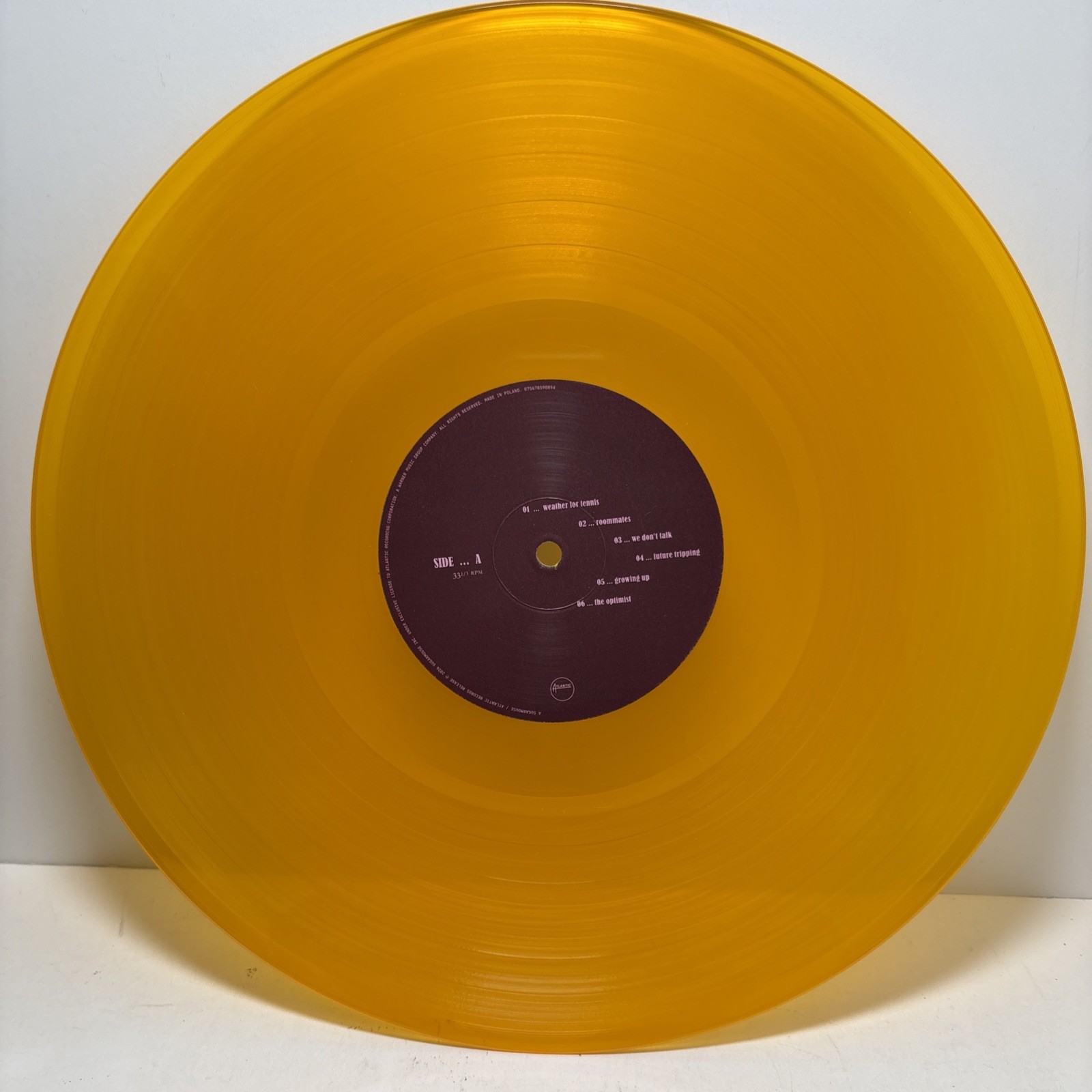 Hilary Duff – Luck Or Something LP Orange Vinyl Record