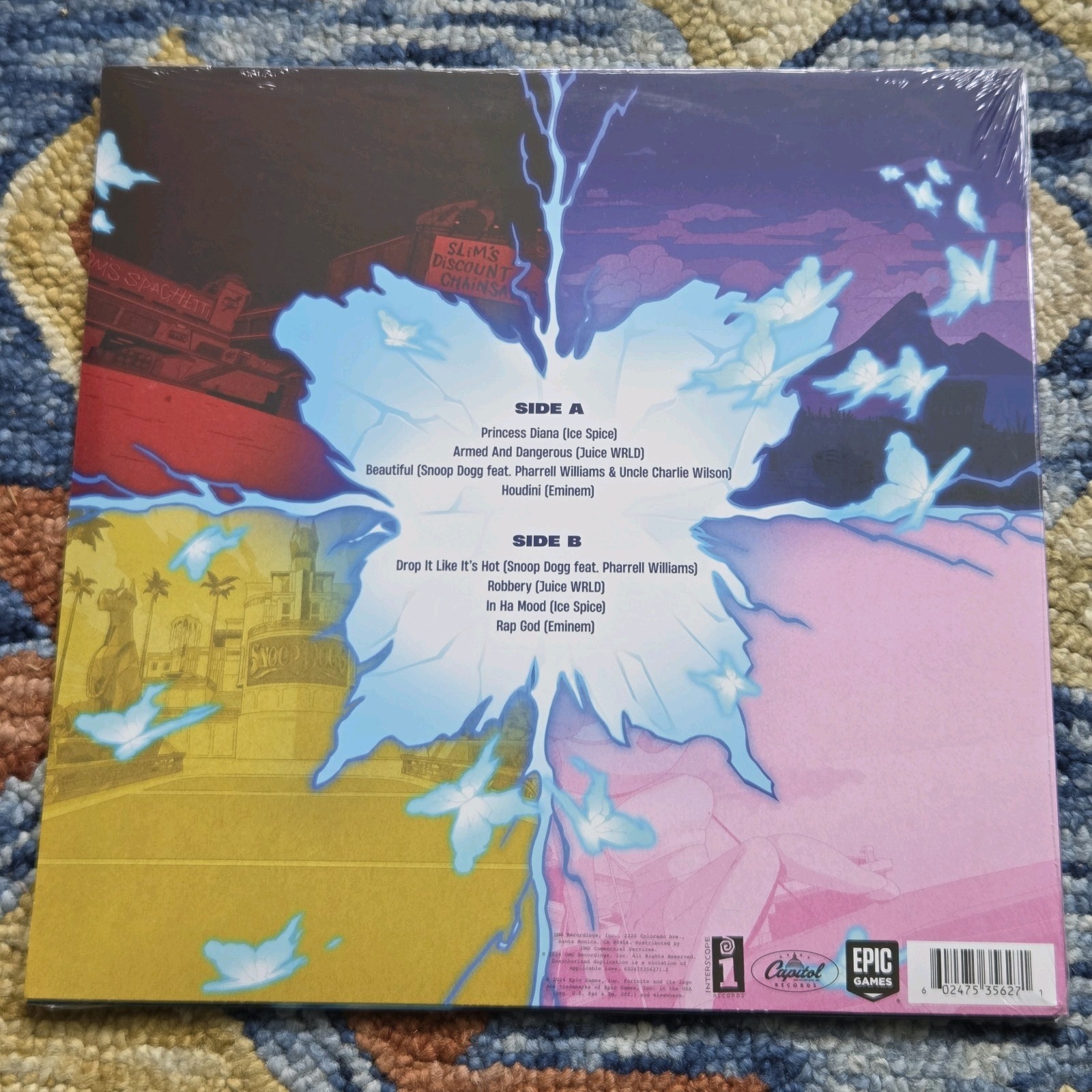 Fortnite Remix Chapter 2 – Juice WRLD Purple Vinyl LP Epic