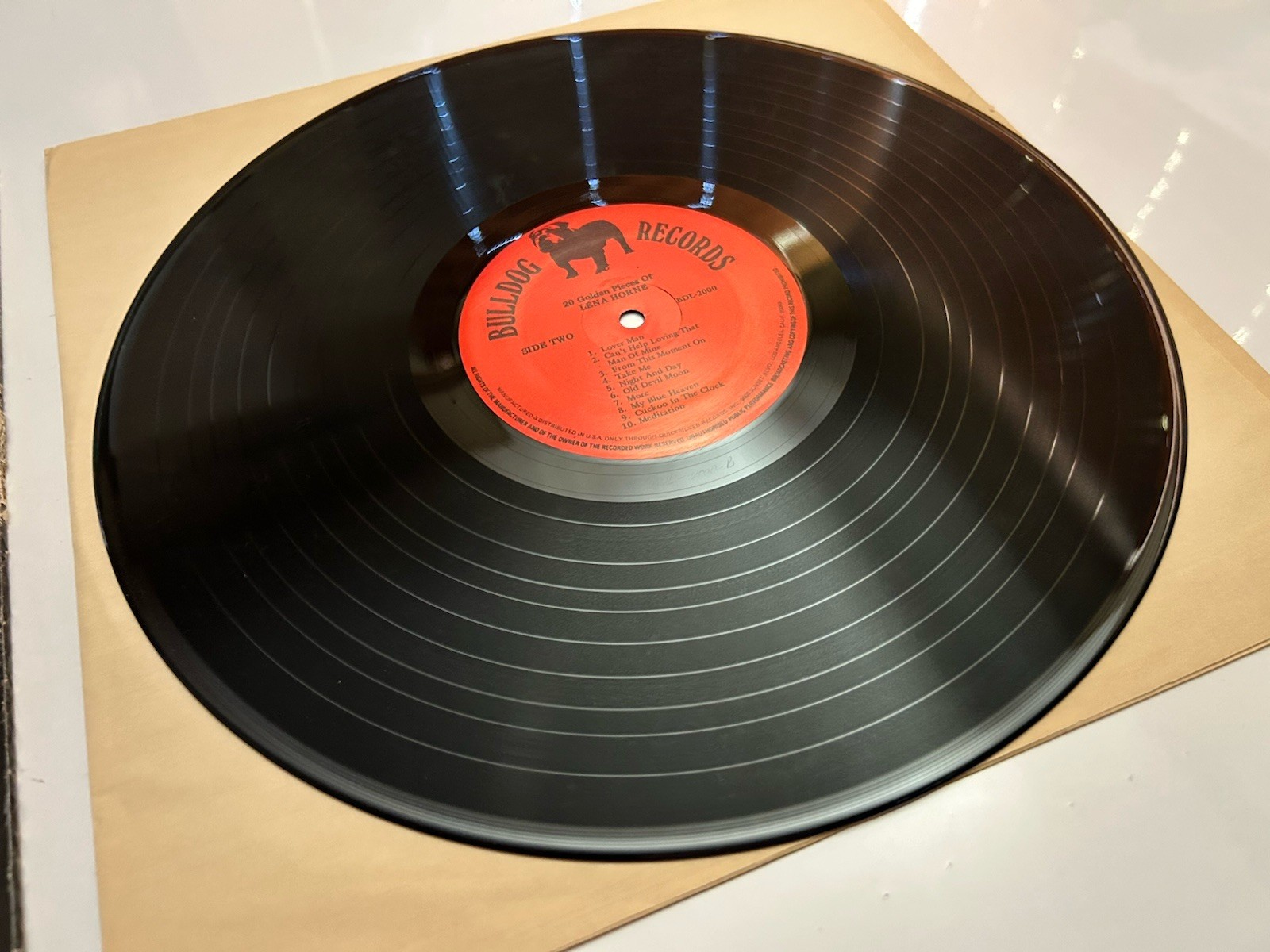 LENA HORNE 20 Golden Pieces Of Lena Horne Vinyl Record LP NM-/VG+ Pop Vocal Jazz