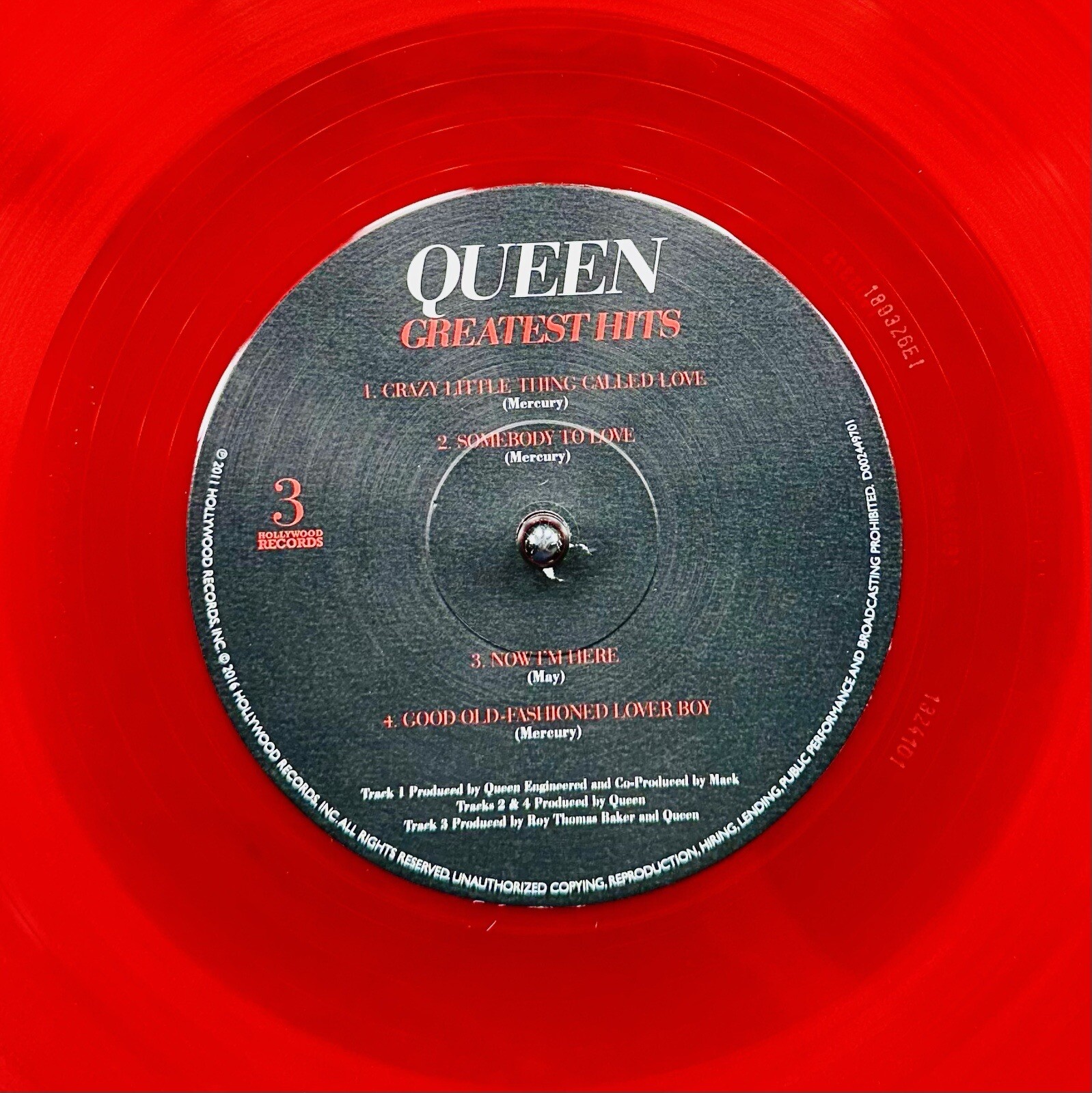 Queen – Greatest Hits – Double LP 12” Colored Vinyl Records ** Near Mint ** NM
