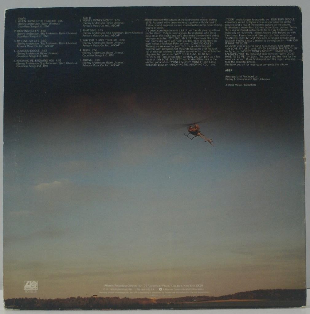 ABBA – ARRIVAL – POP DISCO VINYL LP