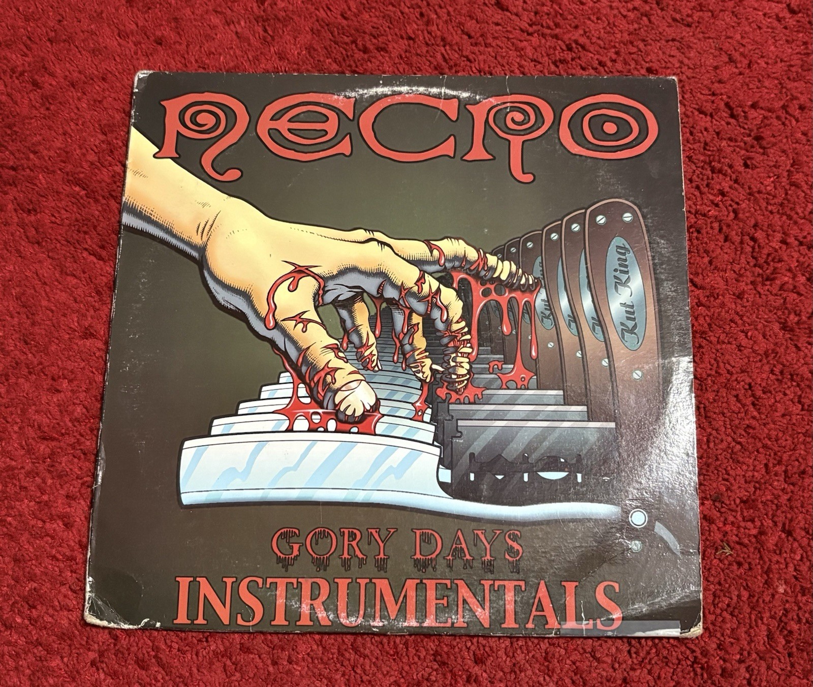 Necro Gory Days Instrumentals 2003 Vinyl Hip Hop Horrorcore Rare Nonphixion