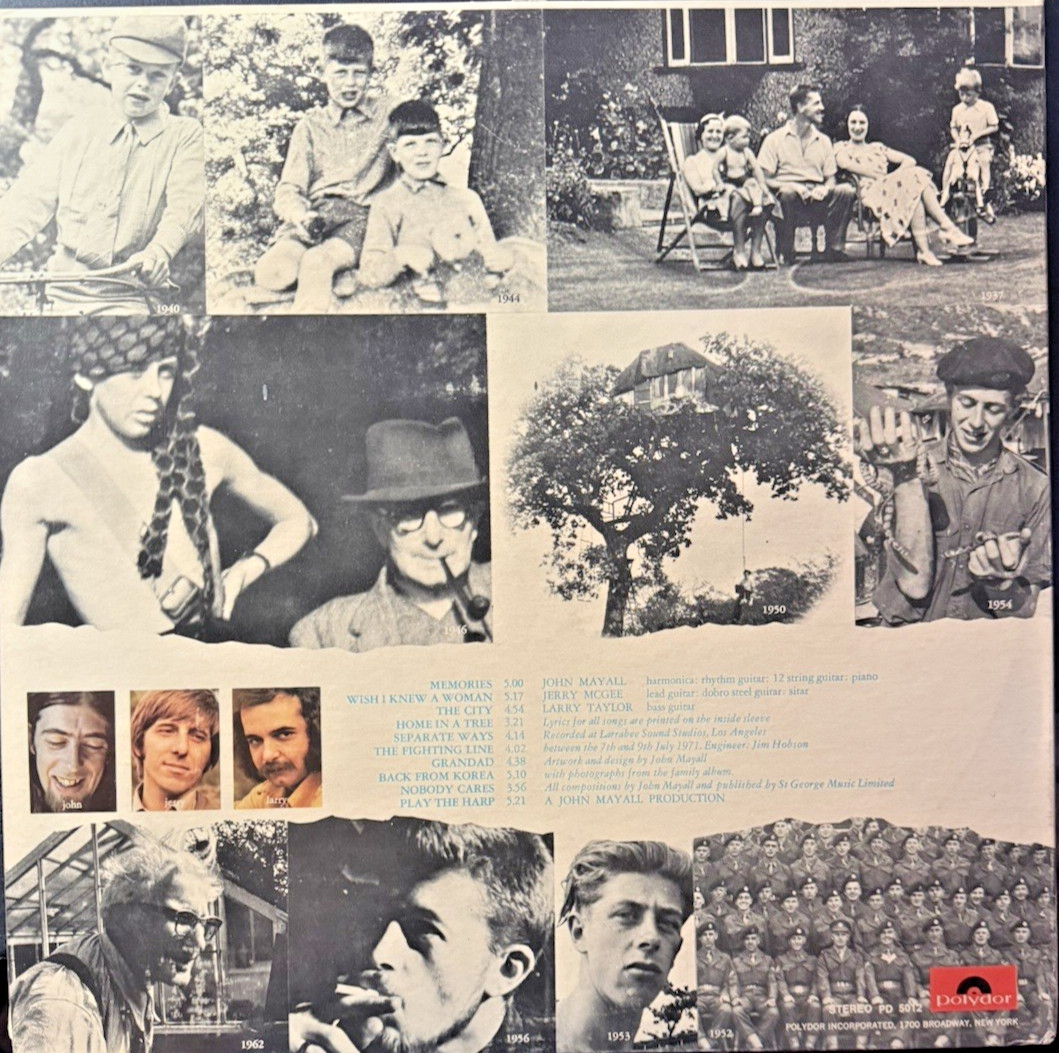 Authentic John Mayall / Memories / Vinyl LP / Near Mint/ Polydor PD5012 Gatefold