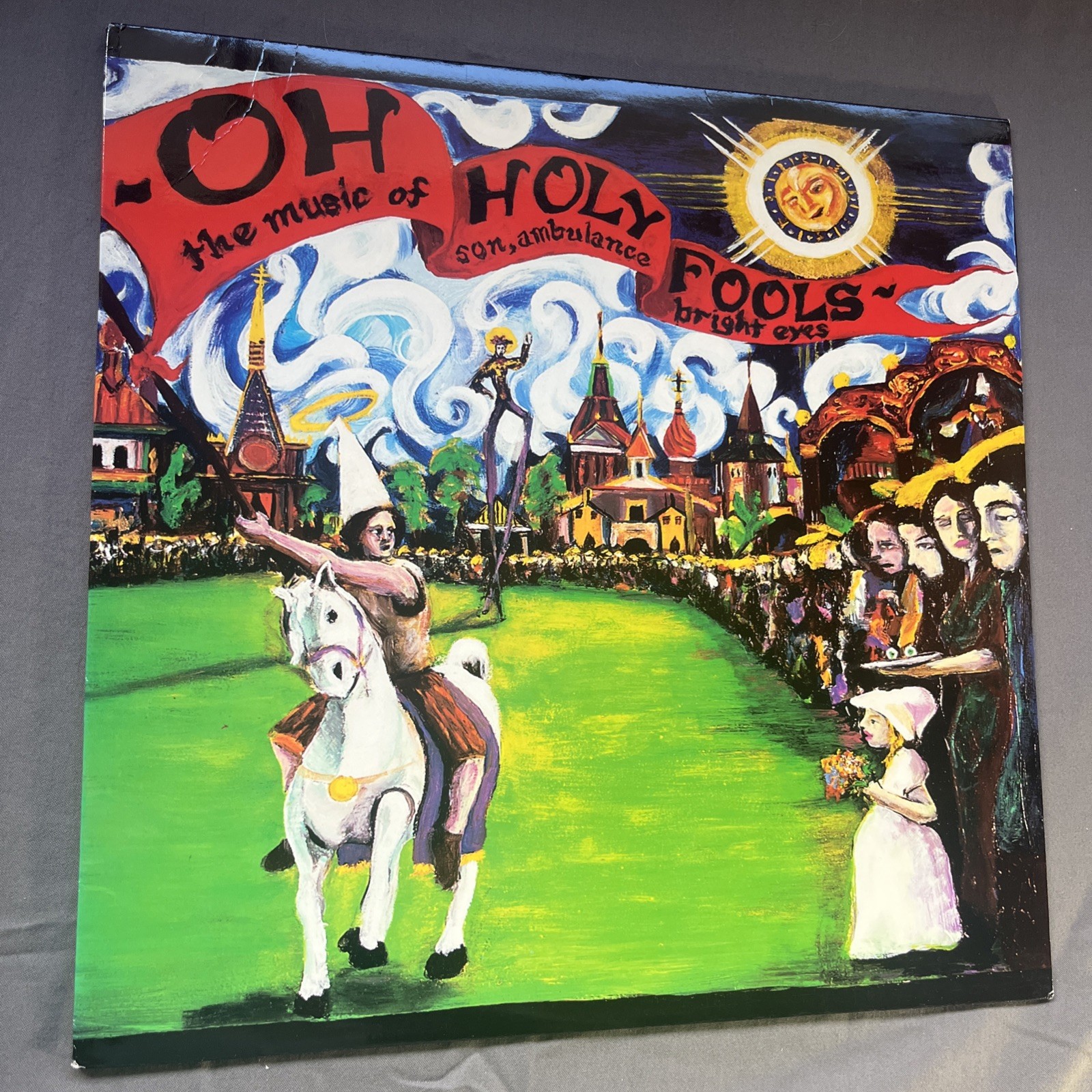 SON AMBULANCE BRIGHT EYES Oh Holy Fools LP 2001 Saddle Creek Conor Oberst