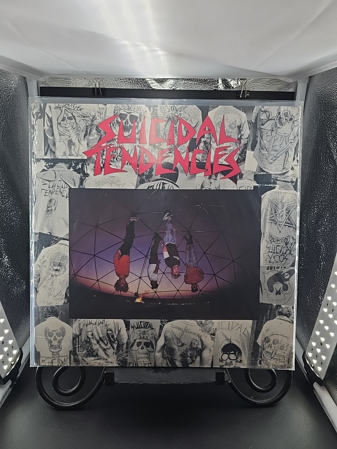 Suicidal Tendencies Debut LP 1983 Frontier Repress Translucent Vinyl G+/VG