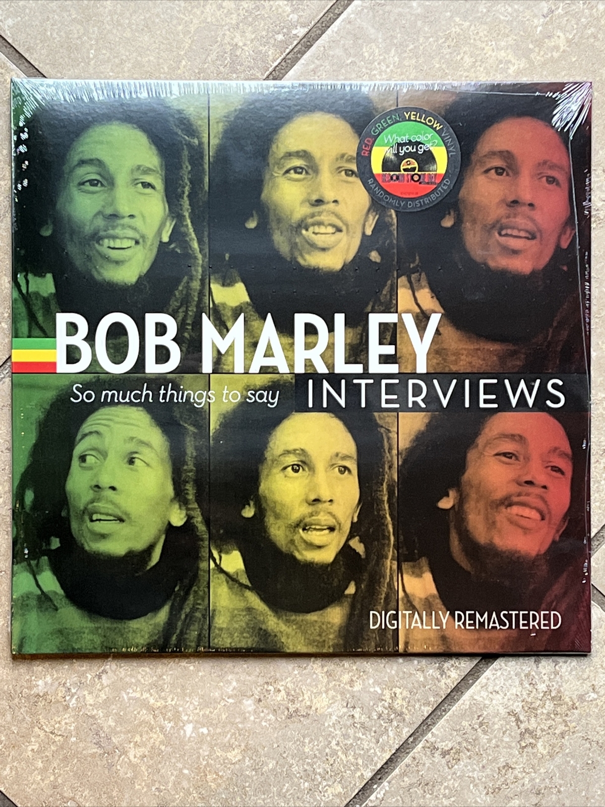 Bob Marley Interviews TUFF GONG Colored Vinyl Roots Reggae LP RSD New
