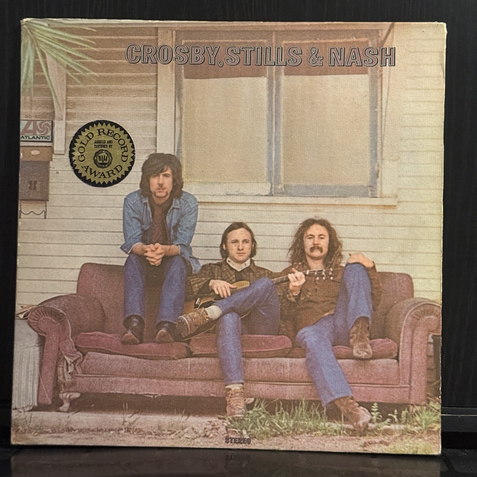 CROSBY STILLS NASH 1972 Atlantic AT/AB Reissue SD8229 1841 Broadway Folk Rock EX