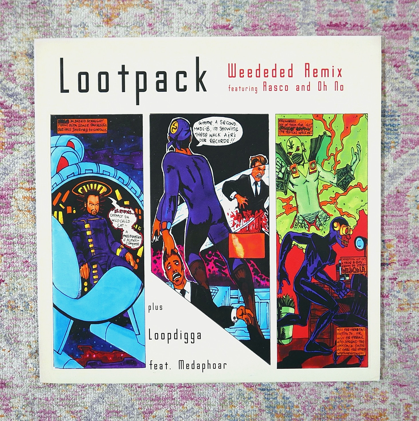 Lootpack Madlib Quasimoto Weeded Remix Loopdigga 12″ STH20271 Stones Throw 2000