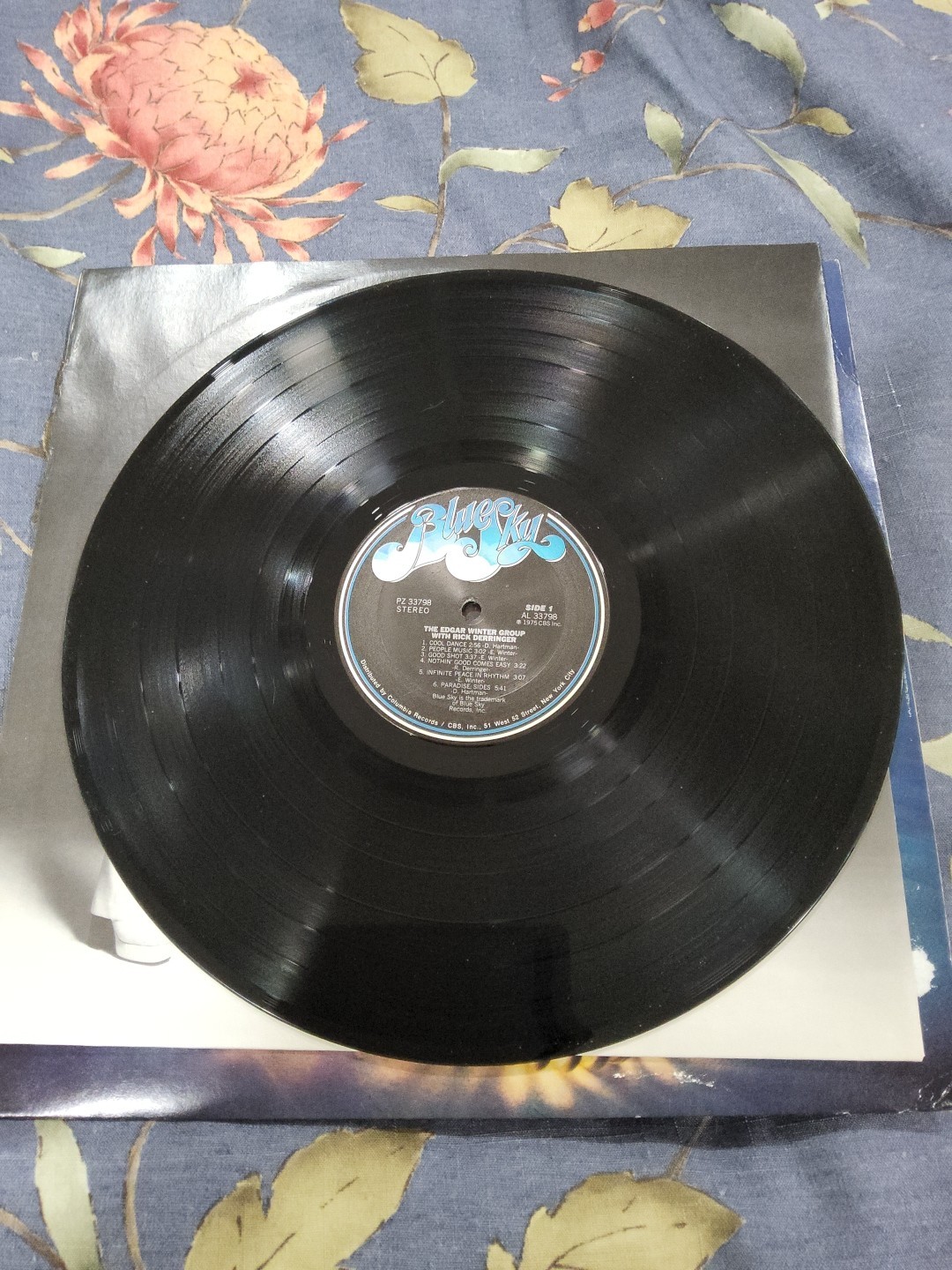 EDGAR WINTER GROUP with RICK DERRINGER ~ LP 1975 PZ 33798 PROMO
