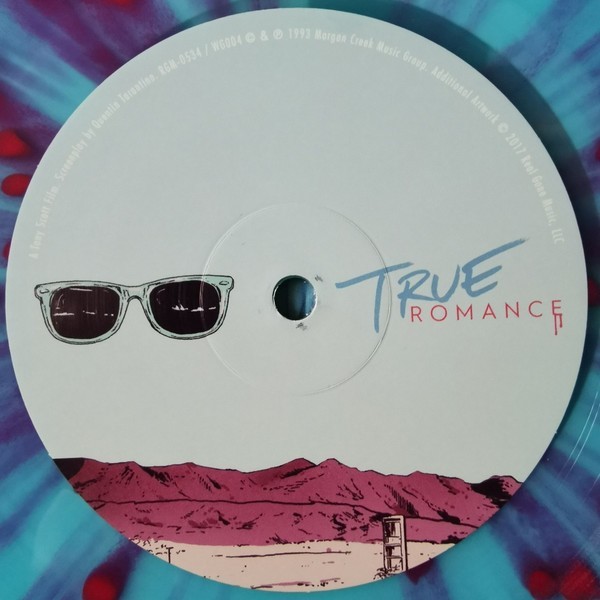 TRUE ROMANCE – OST – LP – BLUE WITH MAGENTA SPLATTER VINYL – BRAND NEW (SEALED)!