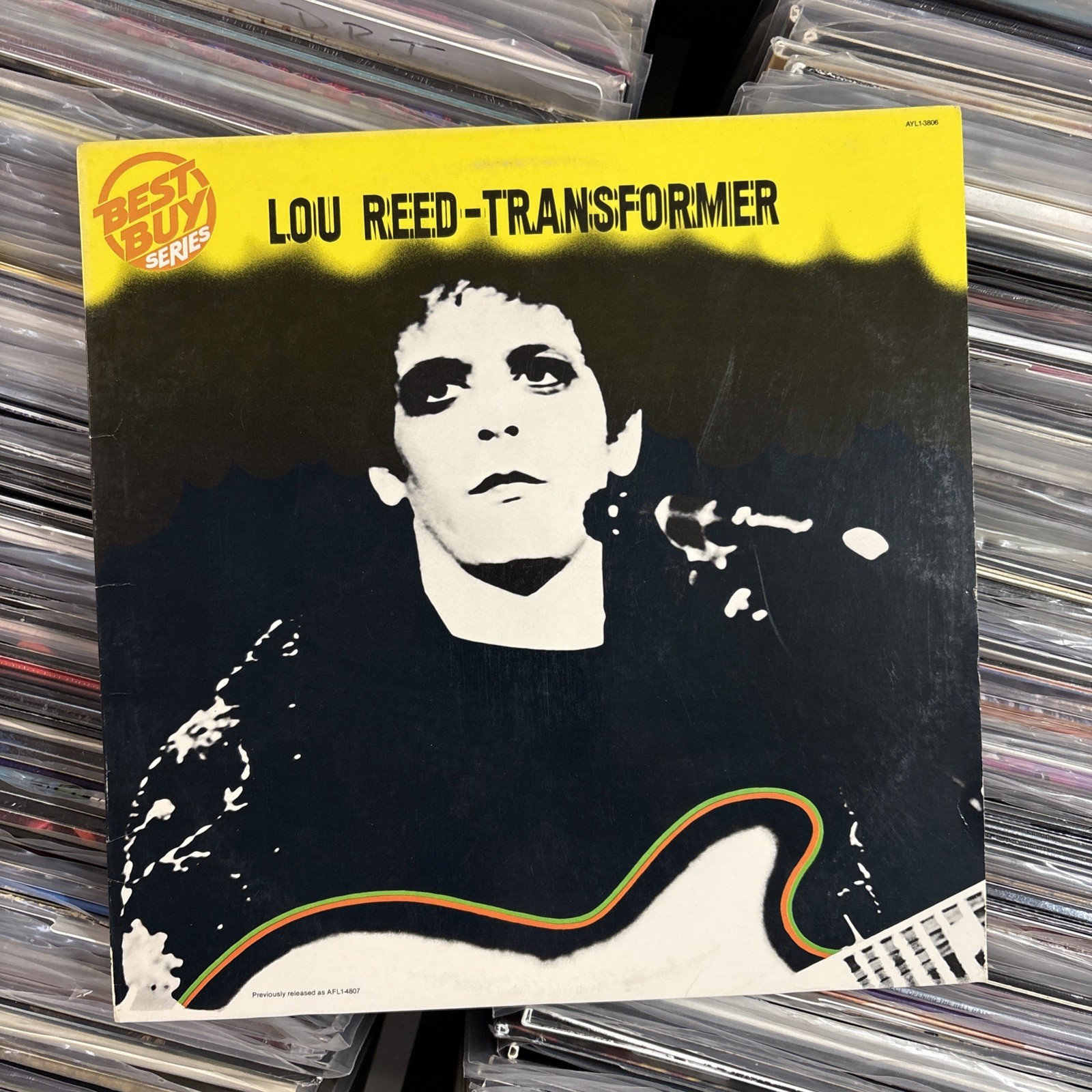LOU REED Transformer 1985 Reissue VINYL LP ALBUM Ultrasonic Cleaned EX
