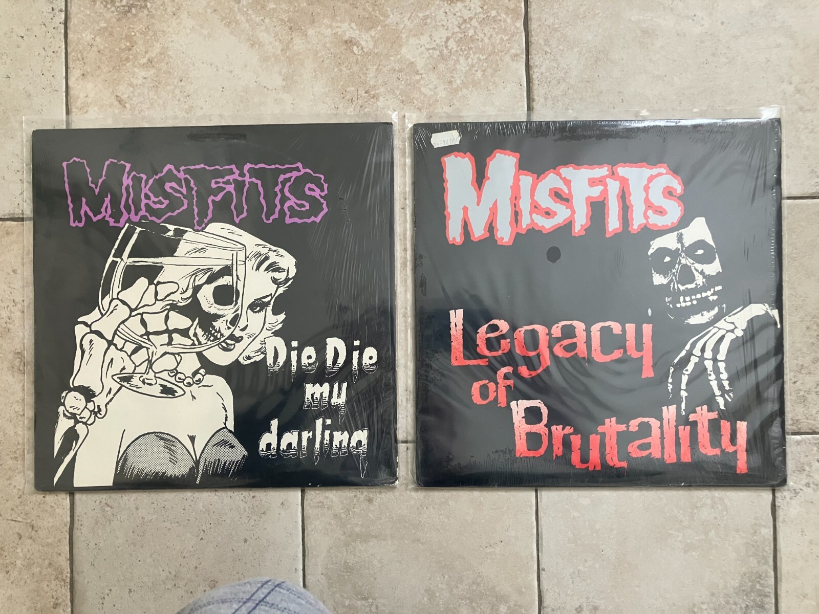 Misfits _ Die My Darling / Legacy of Brutality 2 X Vinile LP 33giri Black USA M
