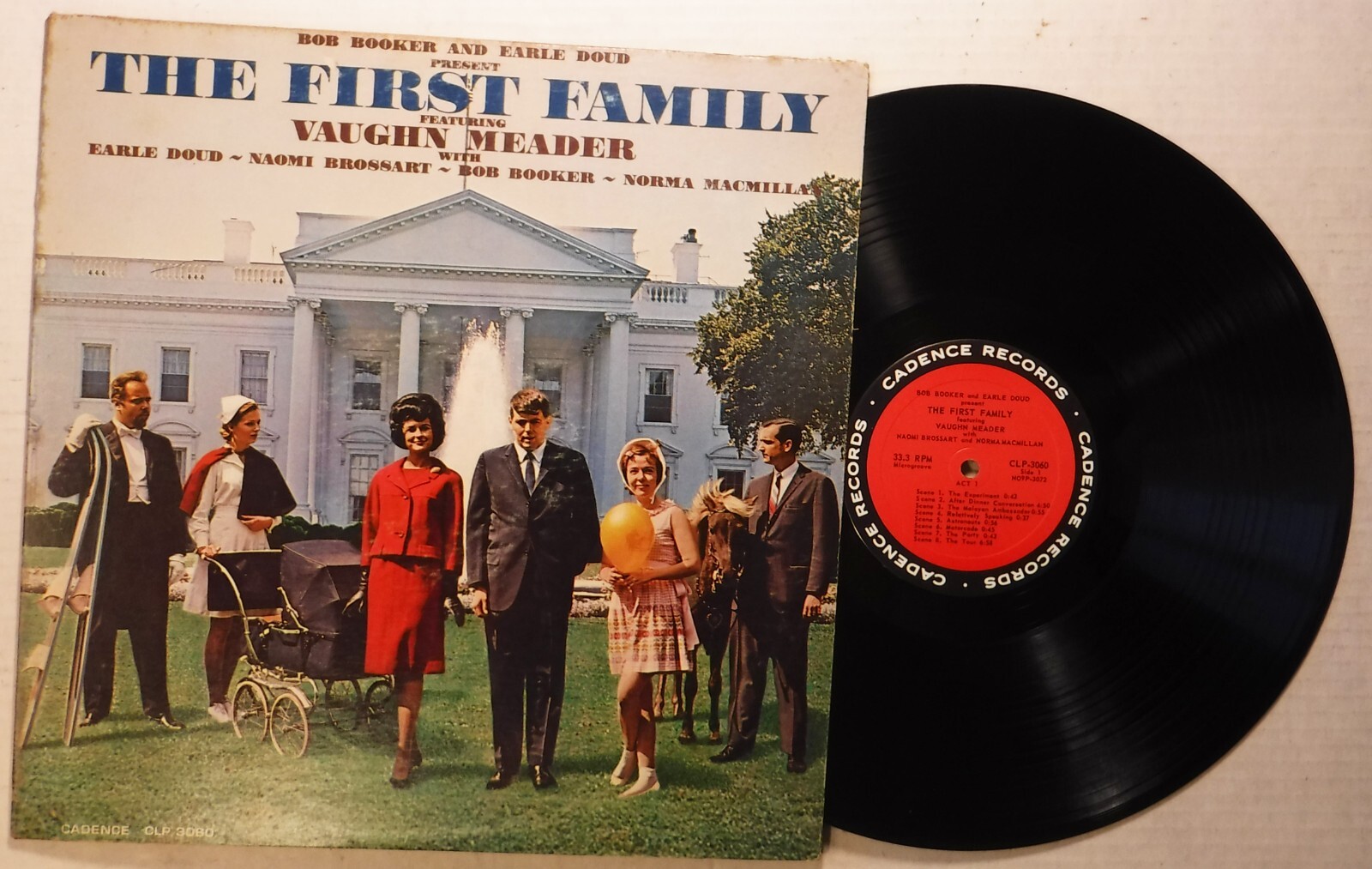 THE FIRST FAMILY, VOL’S 1 & 2 / SPOKEN WORD/COMEDY / CADENCE 3060 & 3085 LP’S