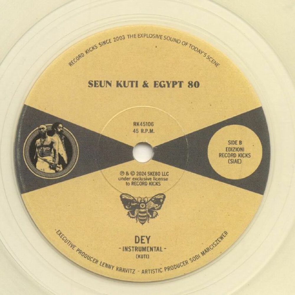 Seun Kuti & Egypt 80 feat. Damian Marley – Dey (7″) (Clear)
