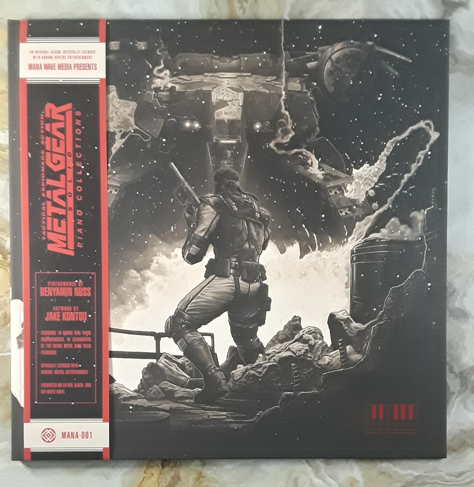 METAL GEAR SOLID: PIANO COLLECTIONS BENJAMIN NUSS 2LP VINYL MARBLE BRAND NEW