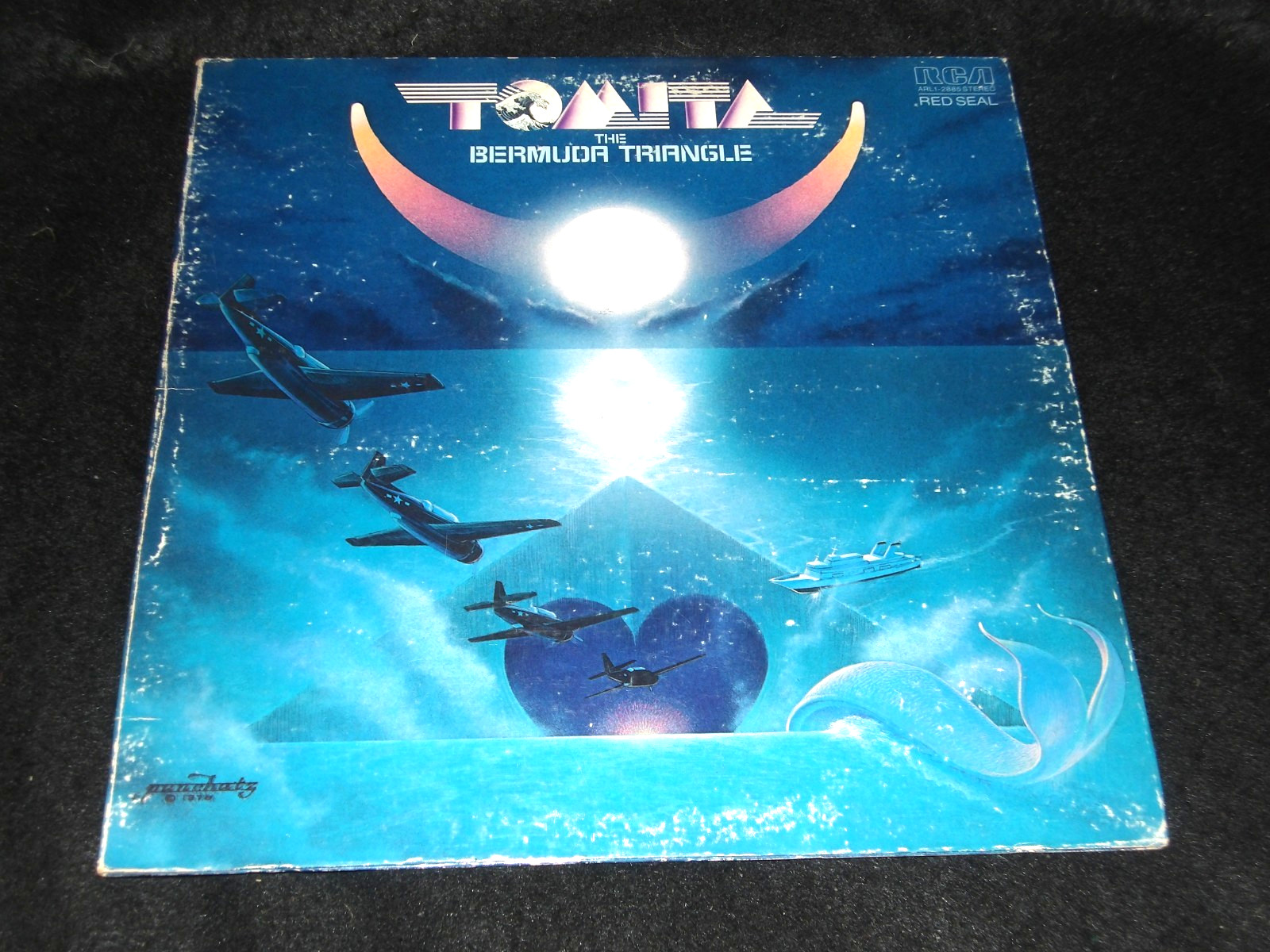 Pink Vinyl GATEFOLD Isao TOMITA Electronica LP 79 RCA Red Seal BERMUDA TRIANGLE
