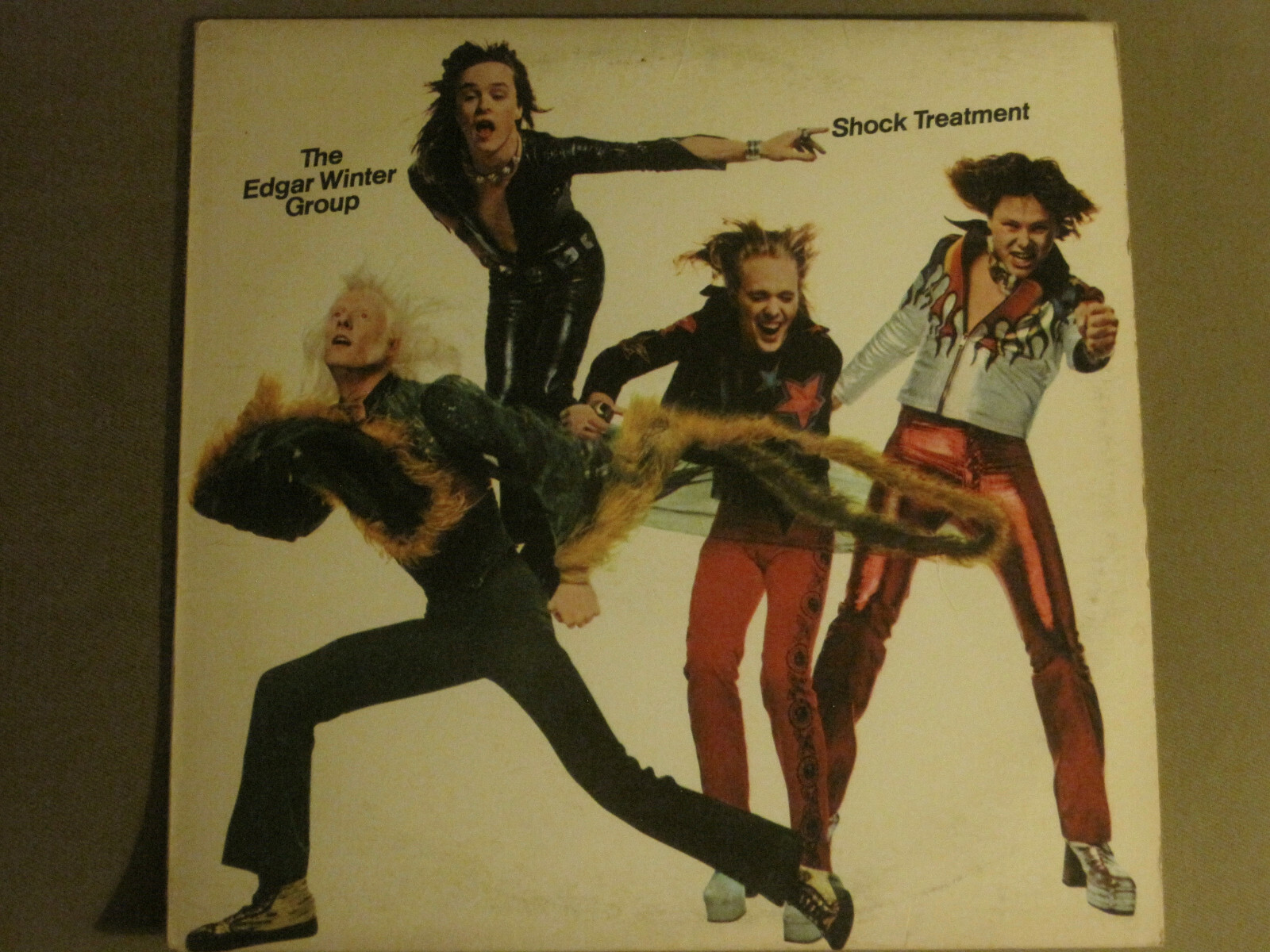 THE EDGAR WINTER GROUP SHOCK TREATMENT LP ORIG ’74 EPIC PE 32461 HARD ROCK BLUES
