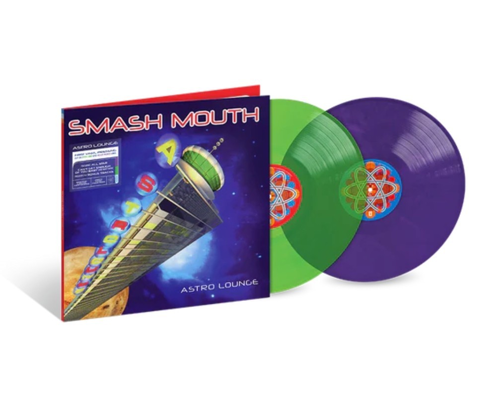 Smash Mouth ASTRO LOUNGE + 4 BONUS Neon Lime/Violet Indigo 2 LP Vinyl NEW/SEALED