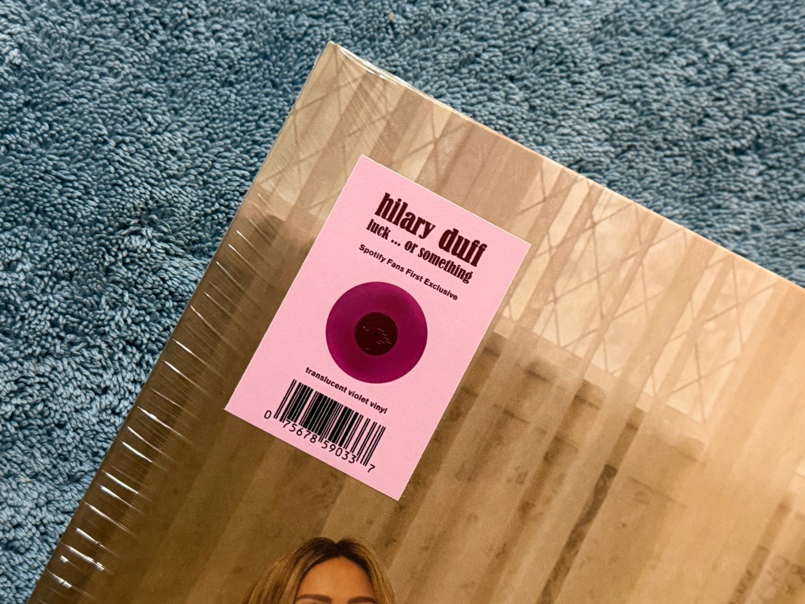 Hilary Duff Luck Or Something Spotify Fans First Violet Vinyl Sealed New Rare