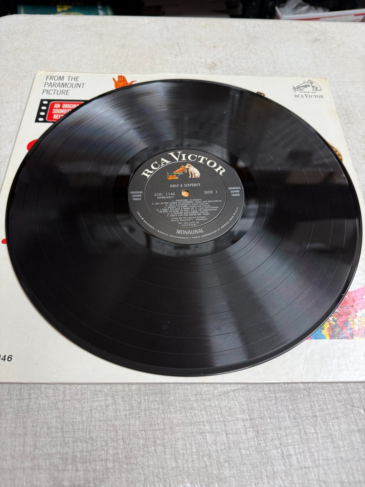 Tommy Steele Half A Sixpence Original Soundtrack Vinyl LP RCA Victor LOC-1146