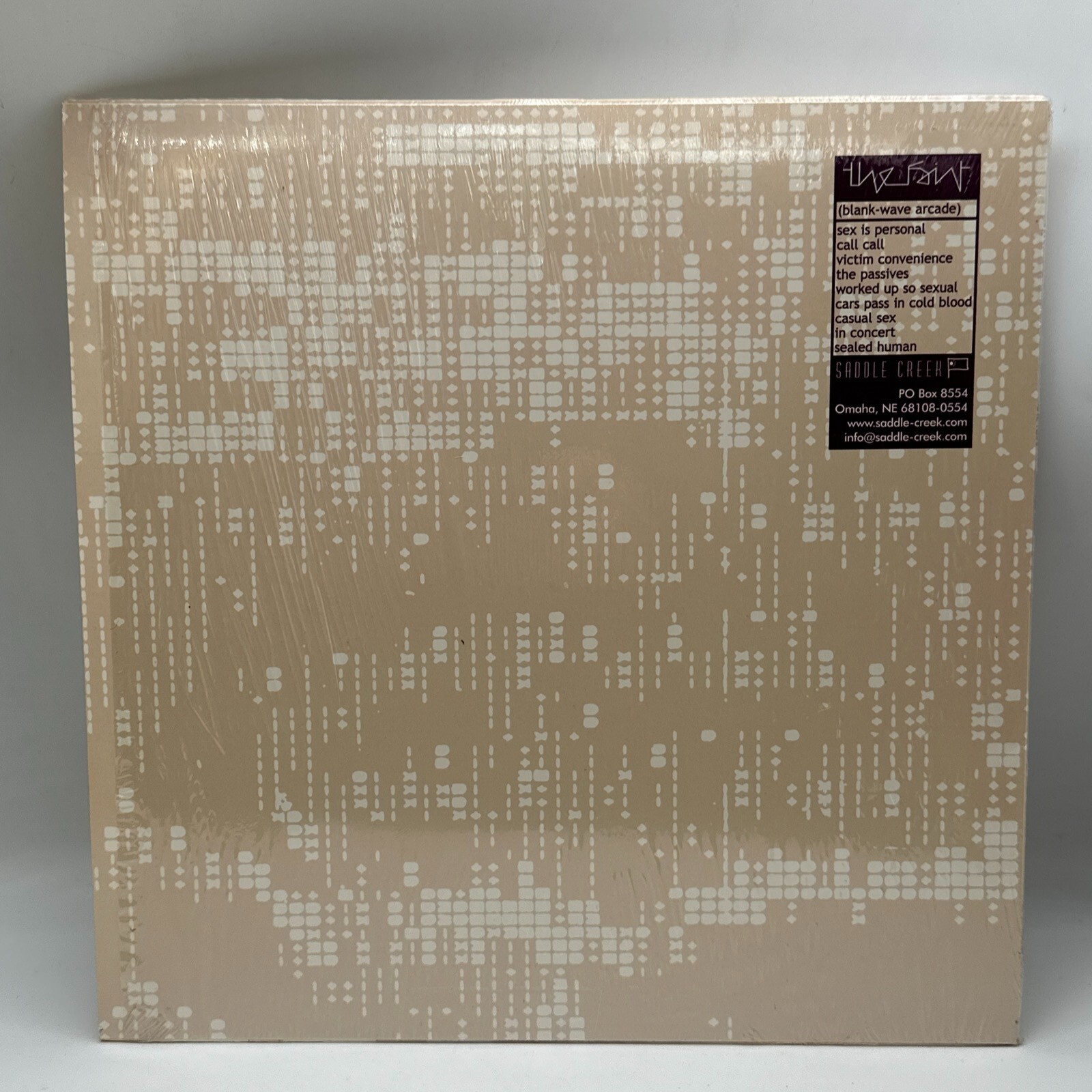 The Faint Blank Wave Arcade 180 Gram White Vinyl LP Saddle Creek Records lbj-28