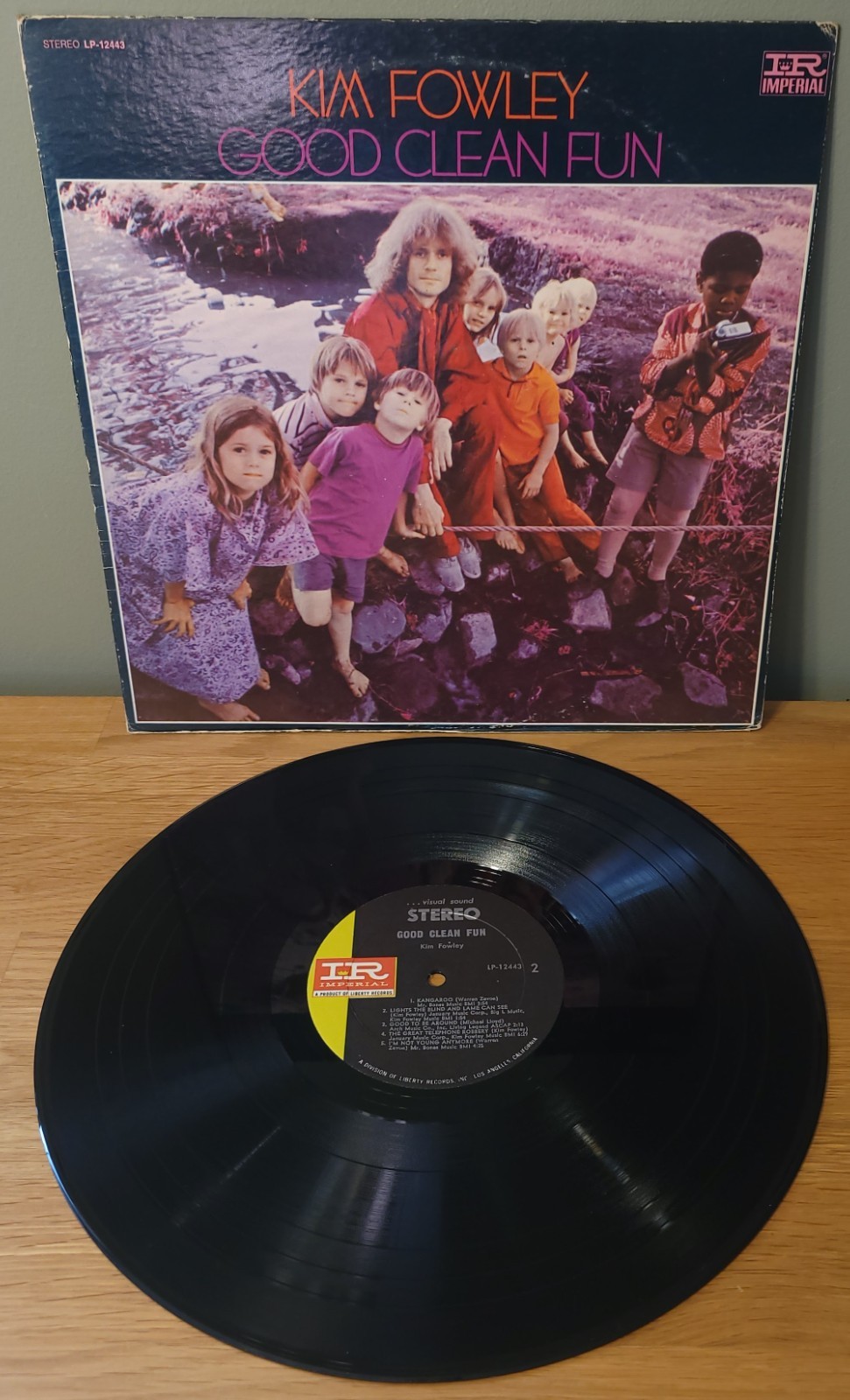 Kim Fowley Good Clean Fun Imperial Records Psych Rock Vinyl LP