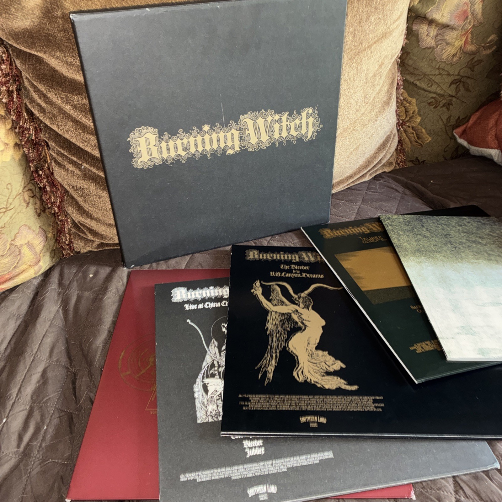 Burning Witch Crippled Lucifer Box Set 4lp Rare NM VINYL