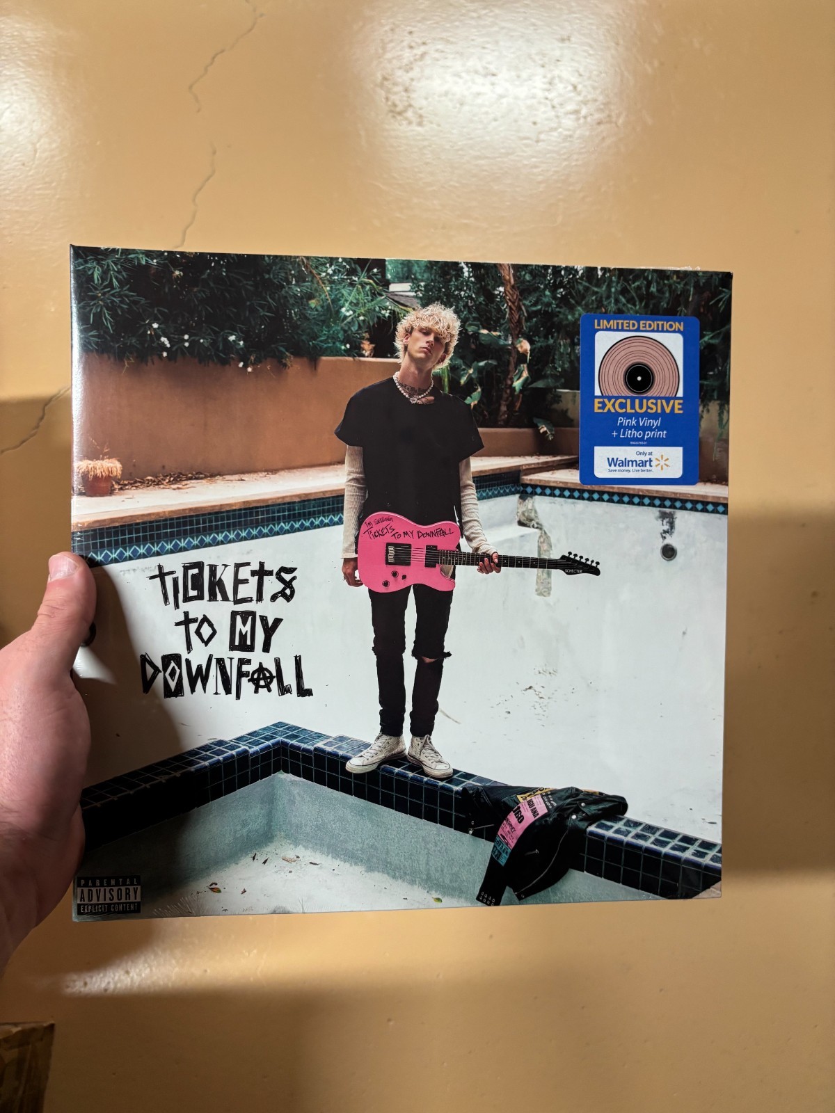 Machine Gun Kelly Tickets To My Downfall Walmart Pink 12 Vinyl New