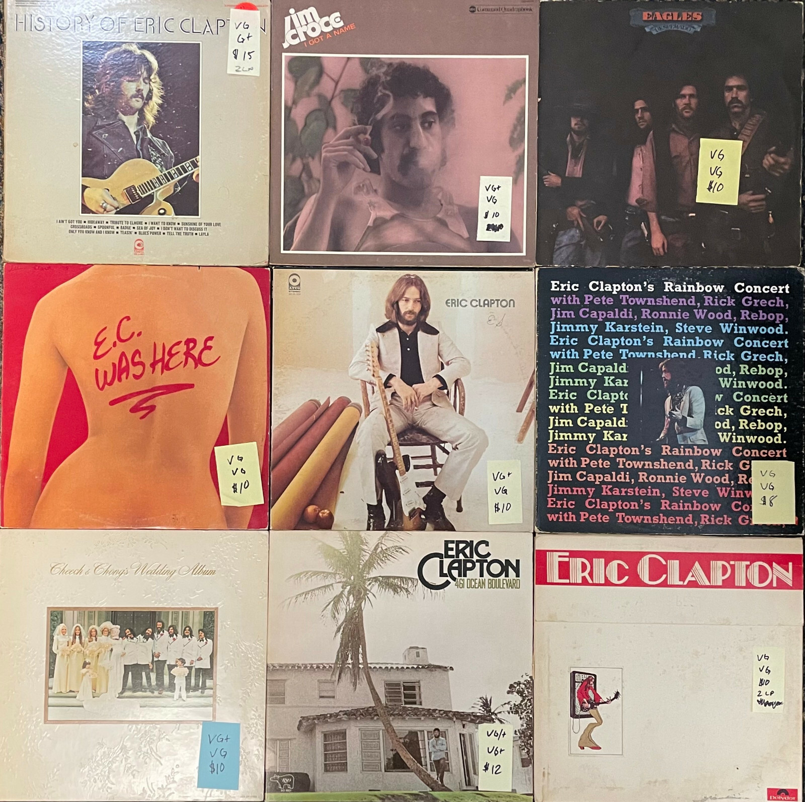 You pick – 60’s, 70’s & 80’s Rock Records Vinyl LP – Multiple Titles