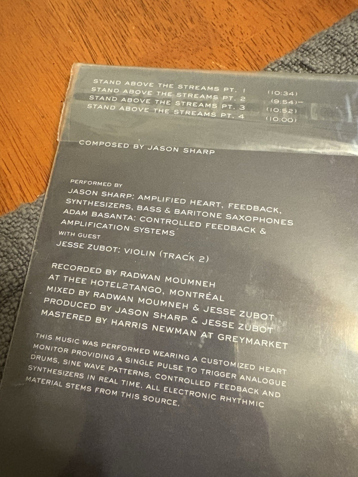 Jason Sharp Stand Above the Streams 180-220 gram Vinyl LP Constellation
